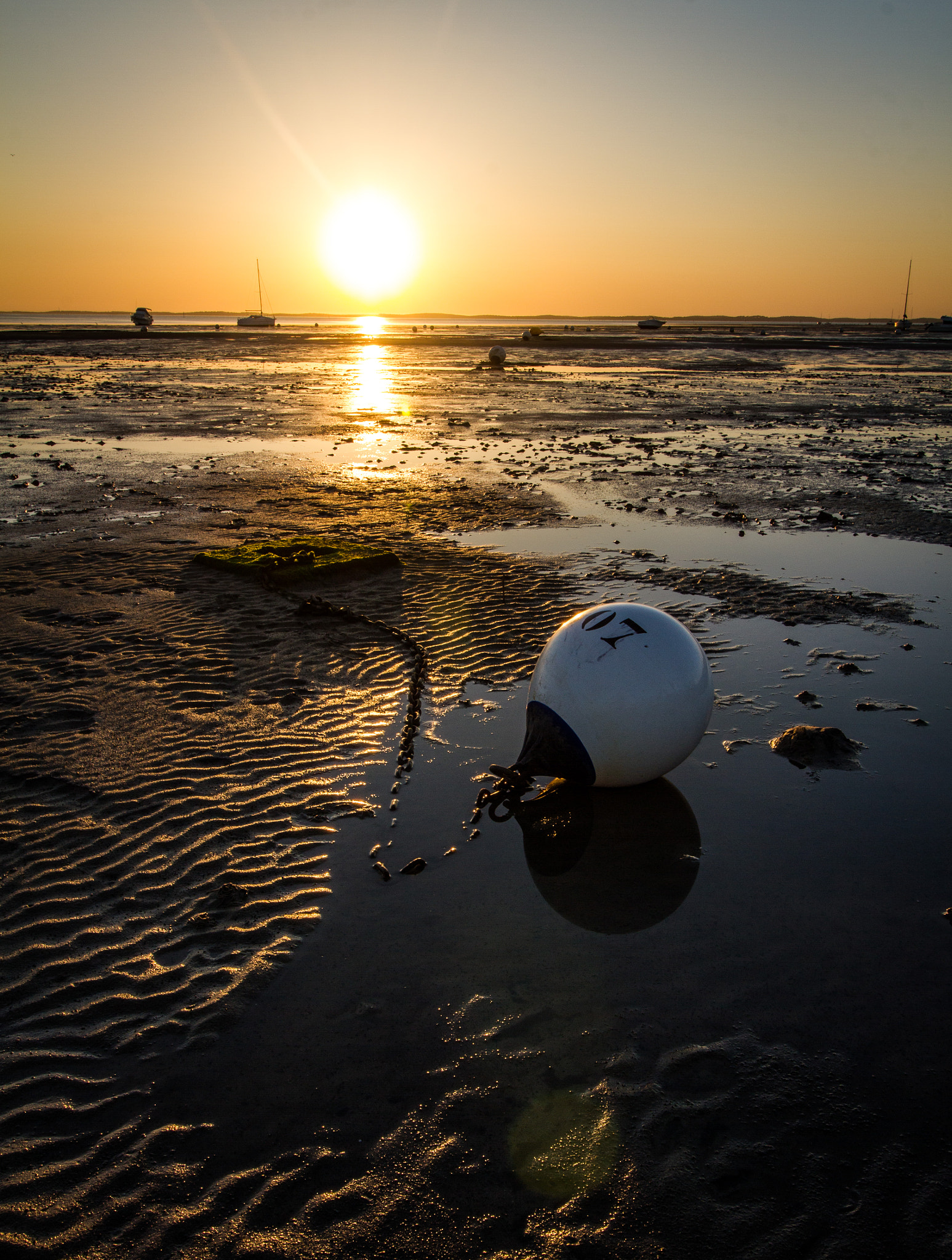 Canon EOS 7D + Canon EF-S 10-18mm F4.5–5.6 IS STM sample photo. The buoy at low tide. photography