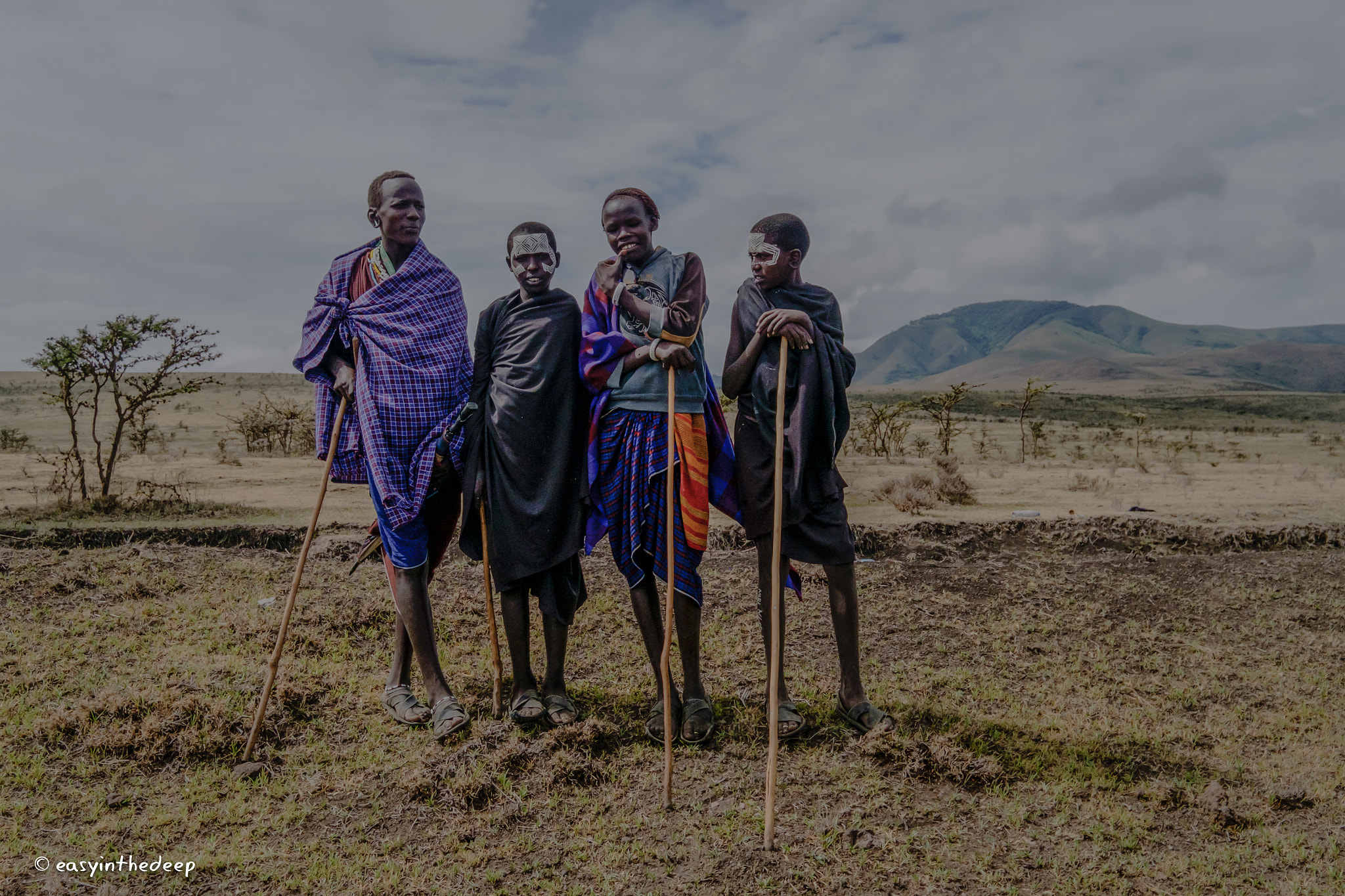 Fujifilm XF 10-24mm F4 R OIS sample photo. Masai youths near ngorongoro, tanzania. photography