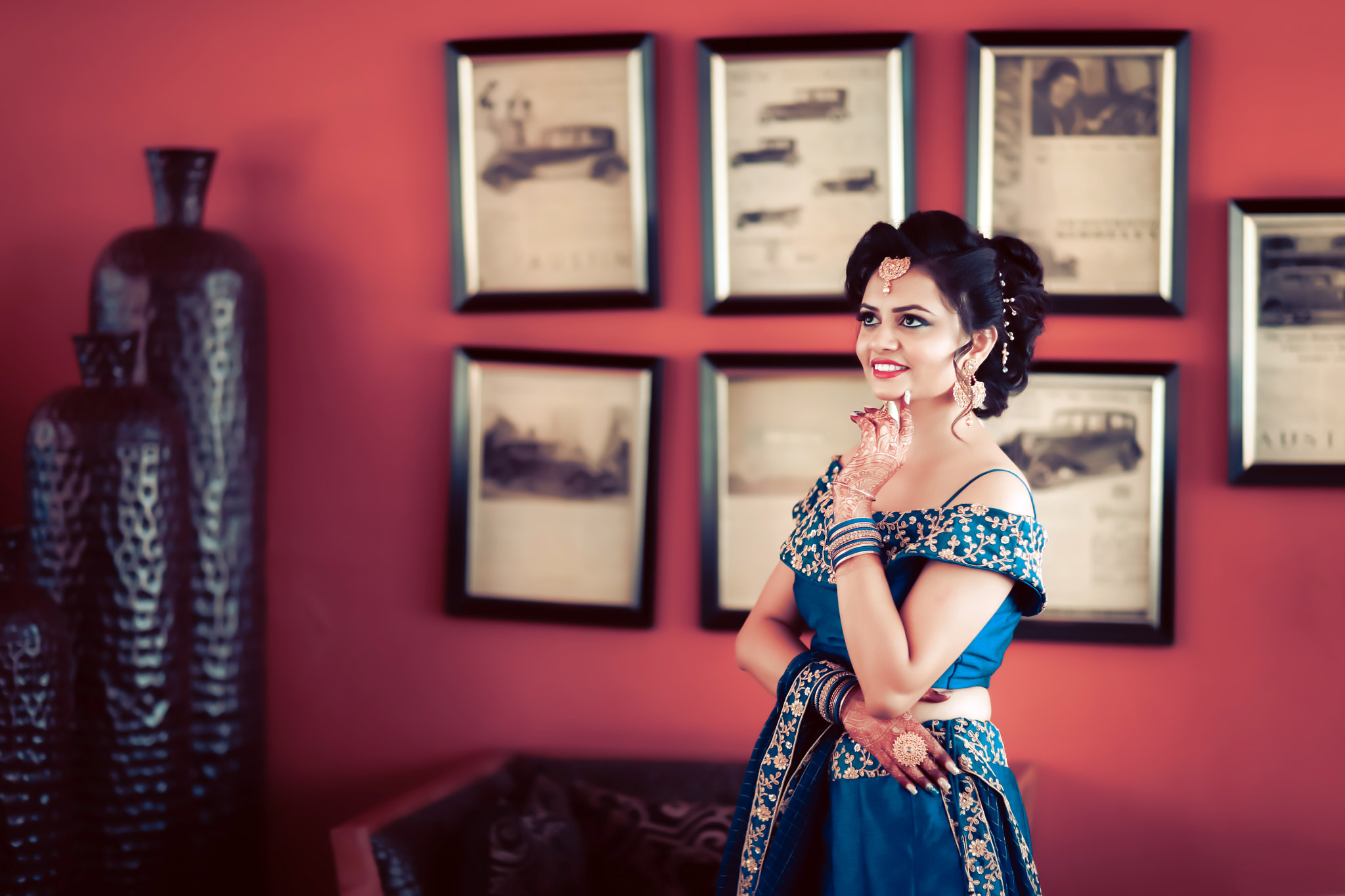 Canon EF 85mm F1.2L II USM sample photo. Bridal portrait - wedding photography