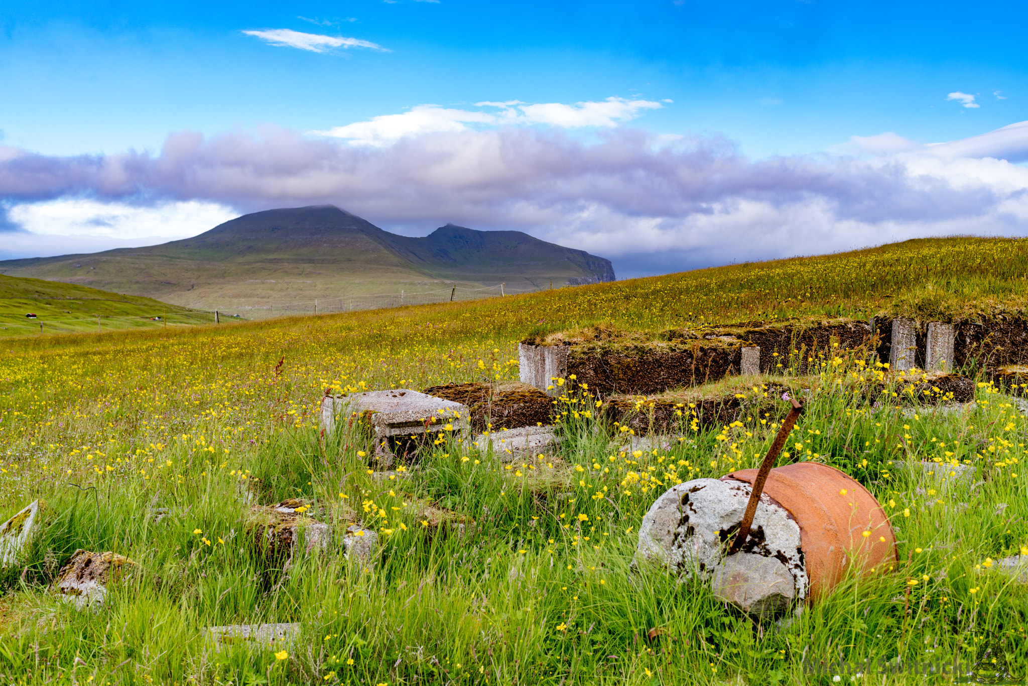 Pentax K-1 sample photo. Faroese meadow photography