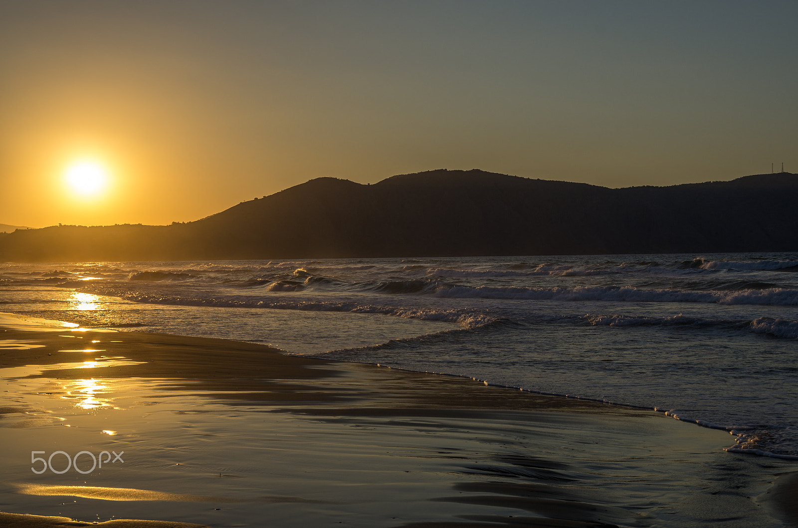 Pentax K-5 sample photo. Cretan sunset photography