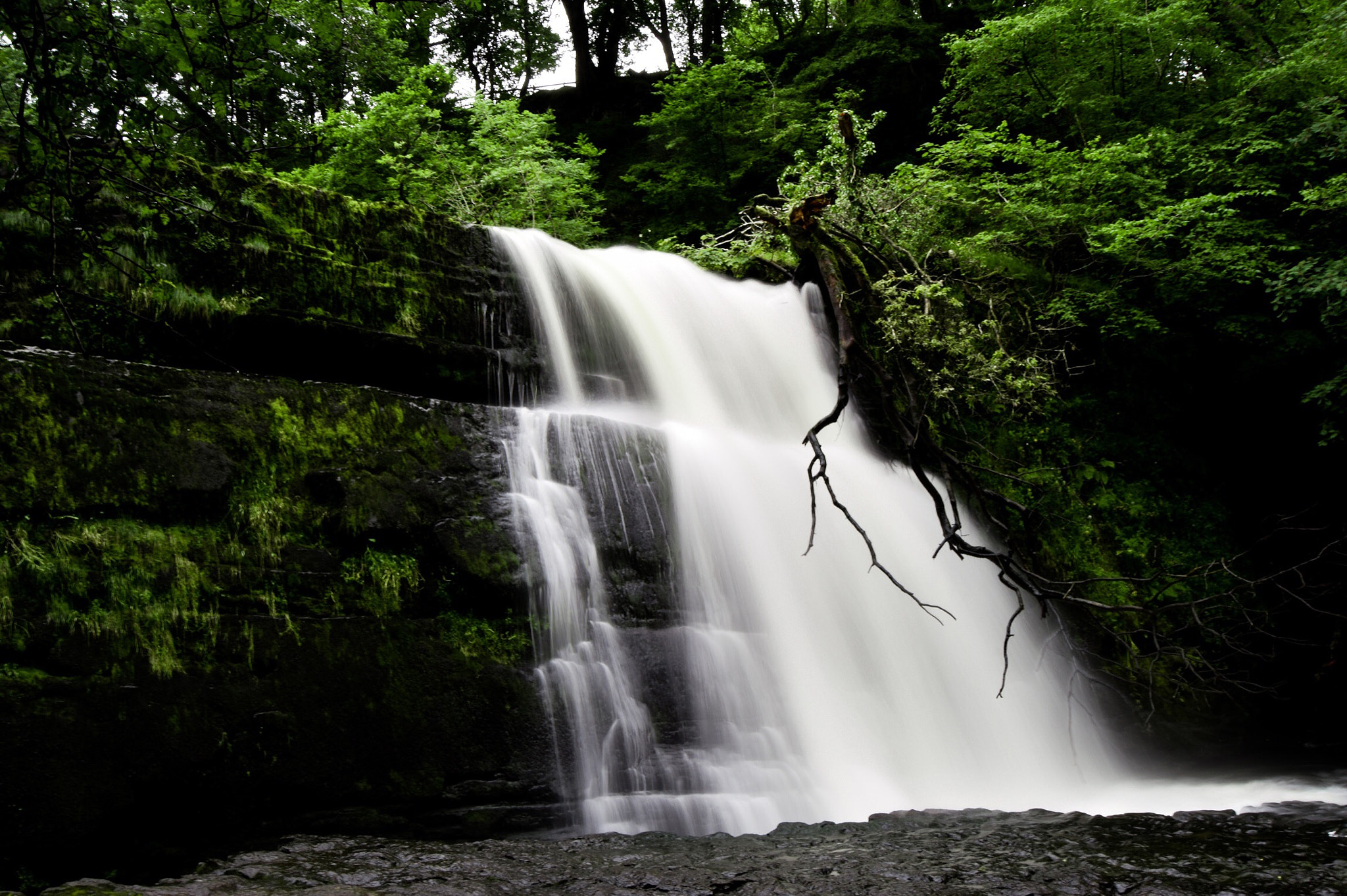 Nikon D3300 sample photo. The falls in brecon, captured last year. photography