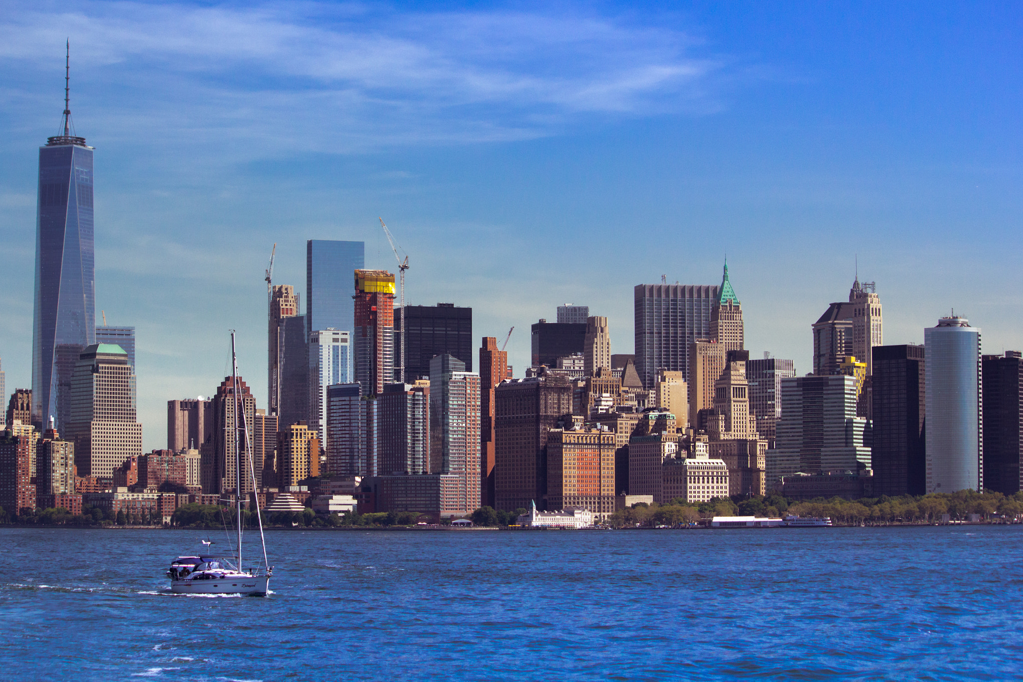 Canon EF-S 55-250mm F4-5.6 IS sample photo. New york skyline photography