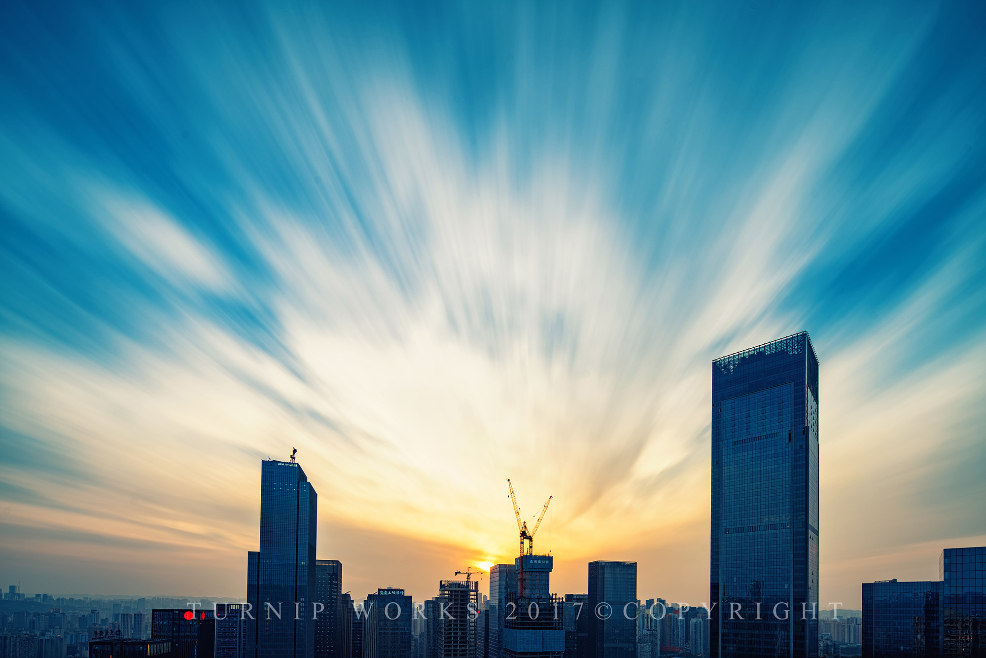 Canon TS-E 17mm F4L Tilt-Shift sample photo. Good night！chongqing photography