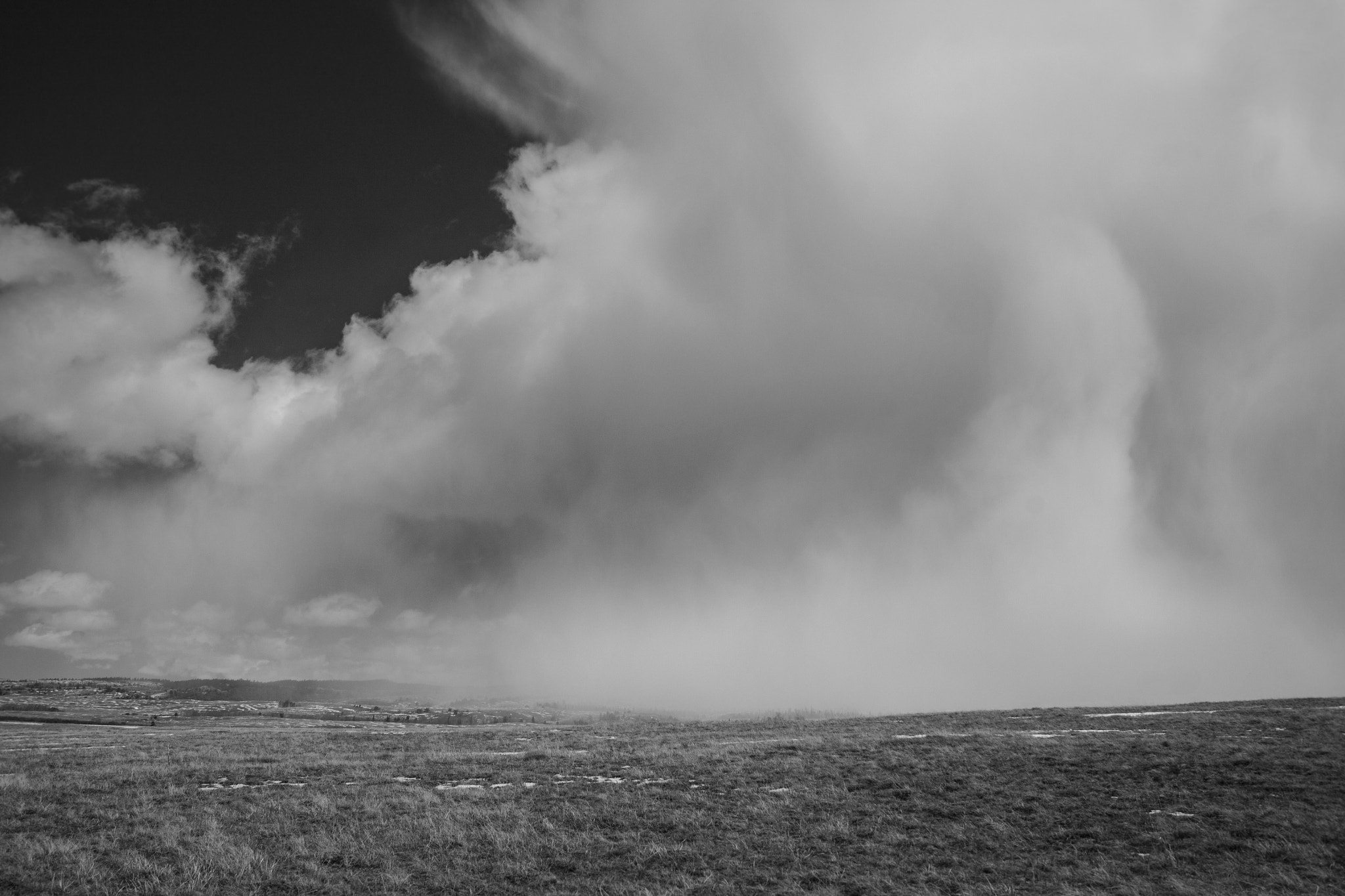 Canon EF-S 18-55mm F3.5-5.6 II sample photo. Spring snowstorm on the high desert photography