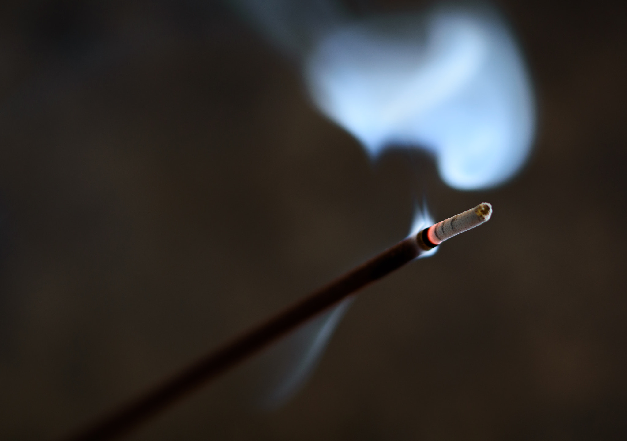 Sigma 105mm F2.8 EX DG OS HSM sample photo. Incense photography