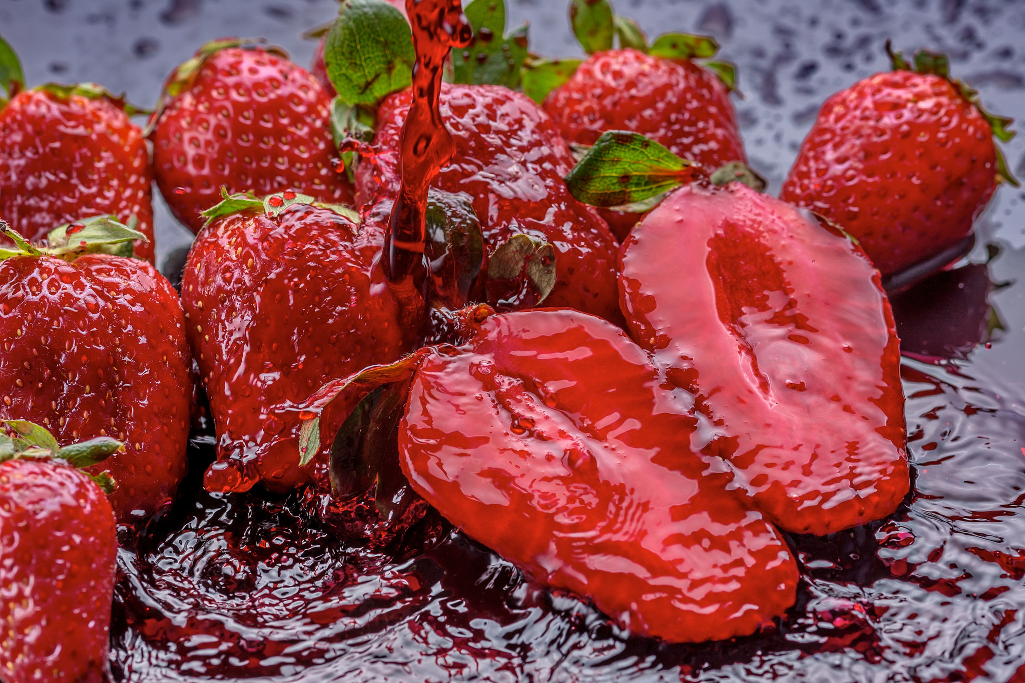 Sigma 105mm F2.8 EX DG OS HSM sample photo. Strawberry delight photography