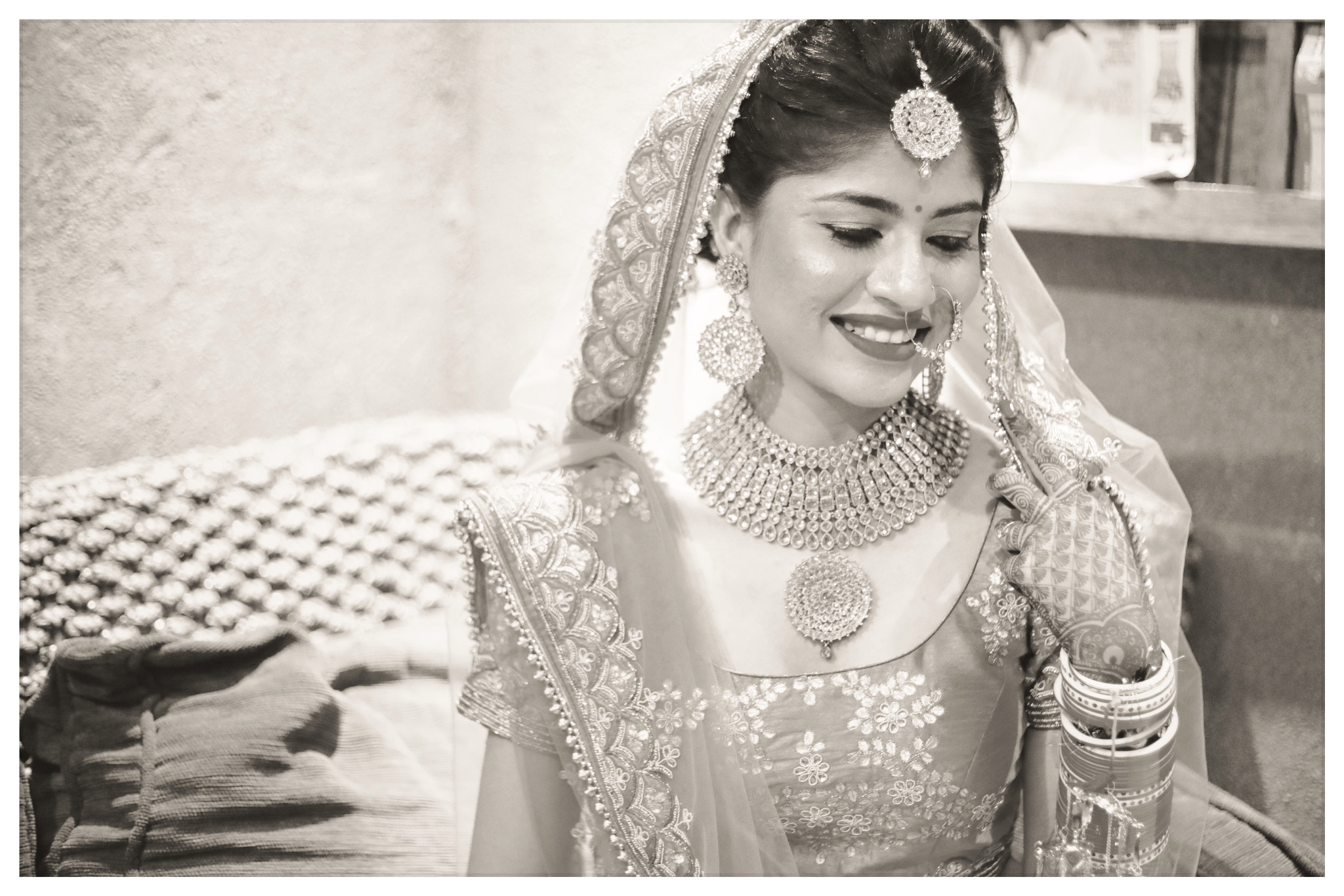 Canon EF 50mm F1.8 II sample photo. Bride photography