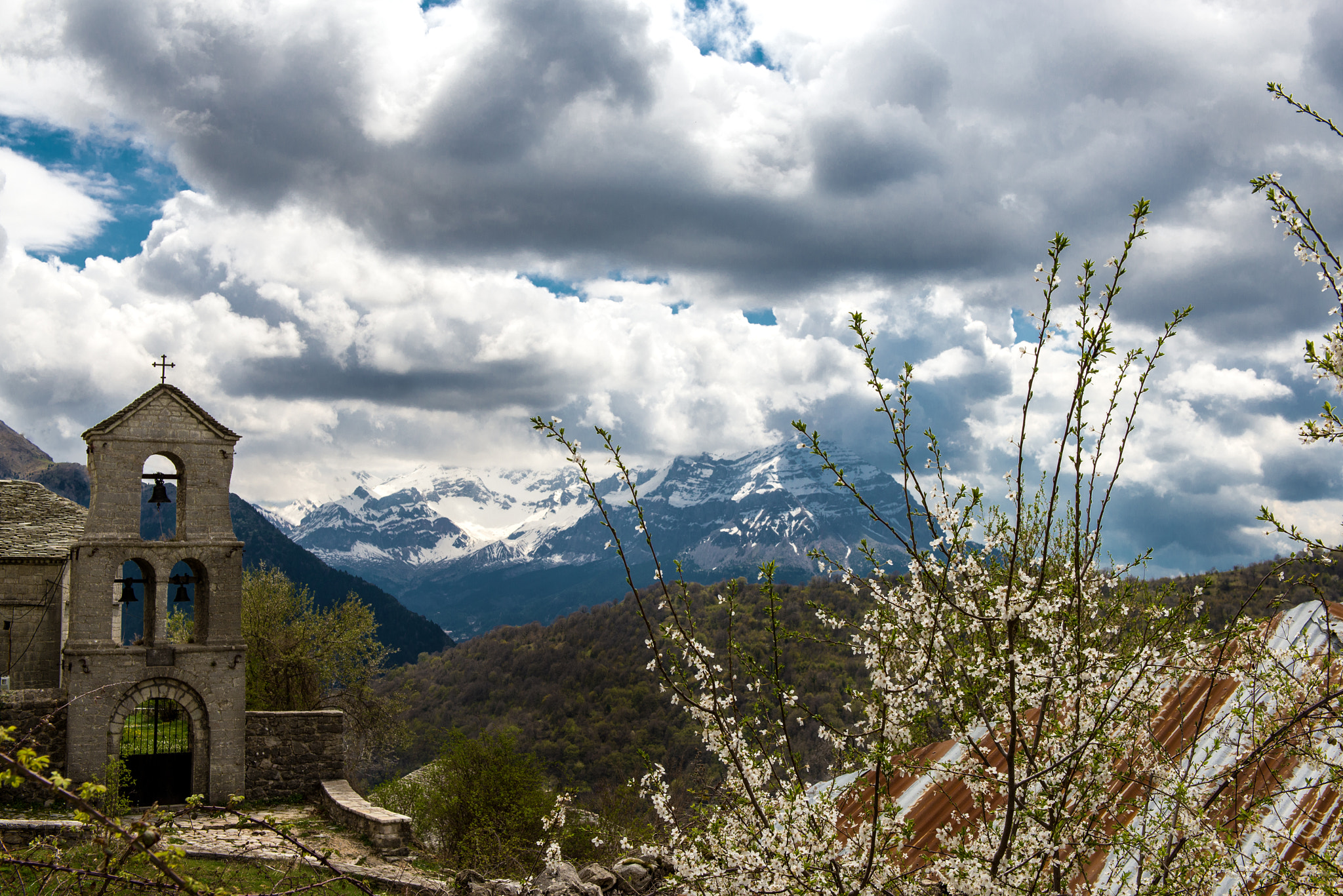 Nikon D610 sample photo. Church in the mountains photography
