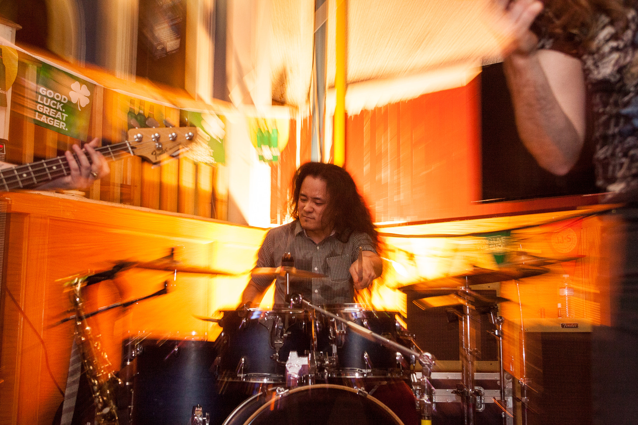 Canon EOS 5D Mark II + EF28-70mm f/2.8L USM sample photo. A drummer on fire - taka nakamura photography