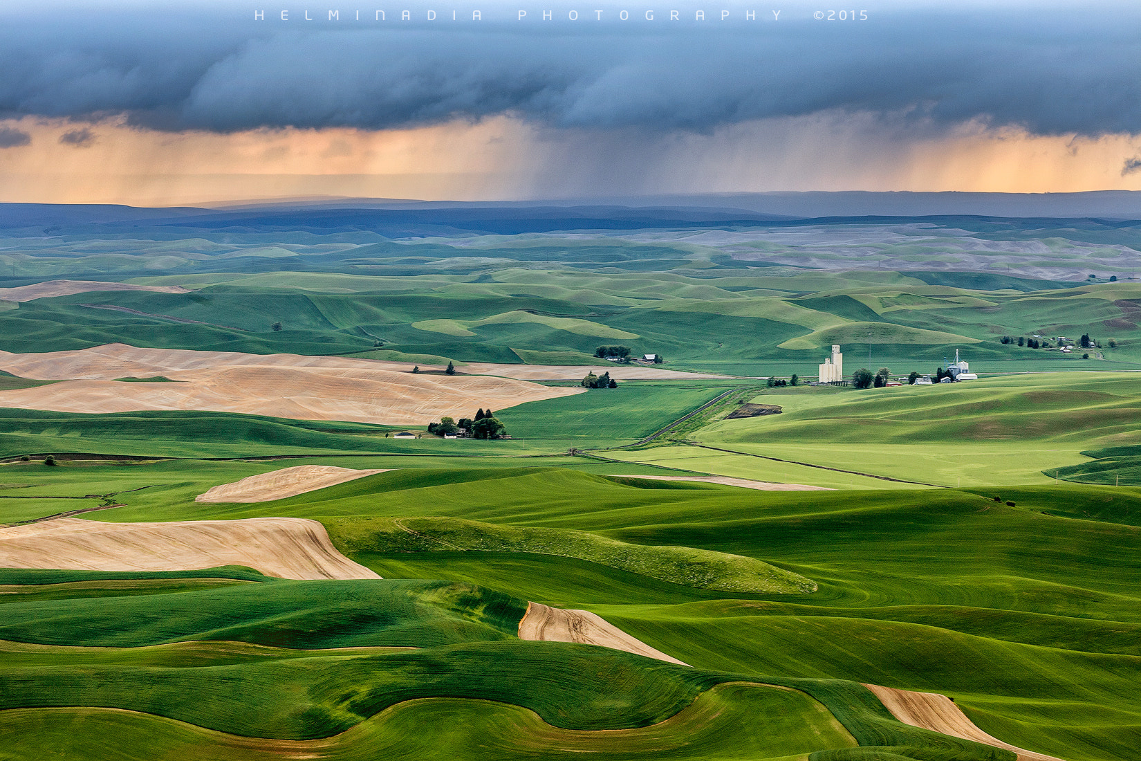 Canon EOS 5D Mark II + Canon EF 70-300mm F4-5.6L IS USM sample photo. Storm above rolling hills photography