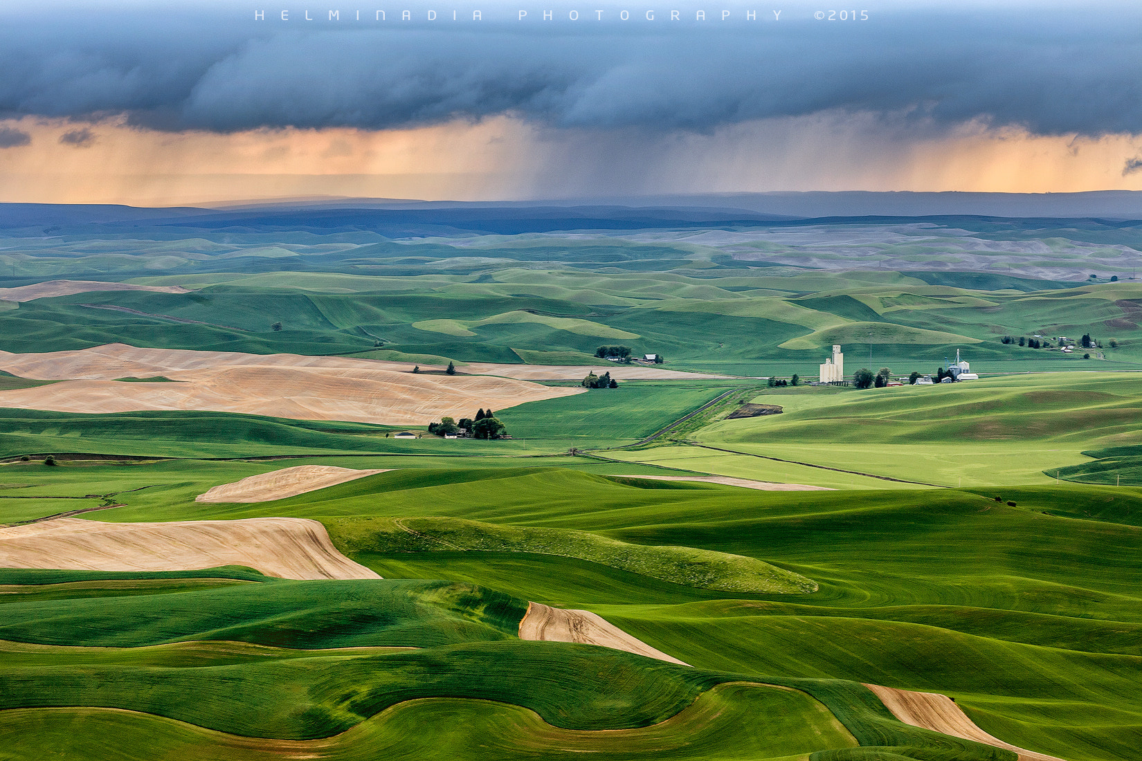 Canon EF 70-300mm F4-5.6L IS USM sample photo. Storm above rolling hills photography