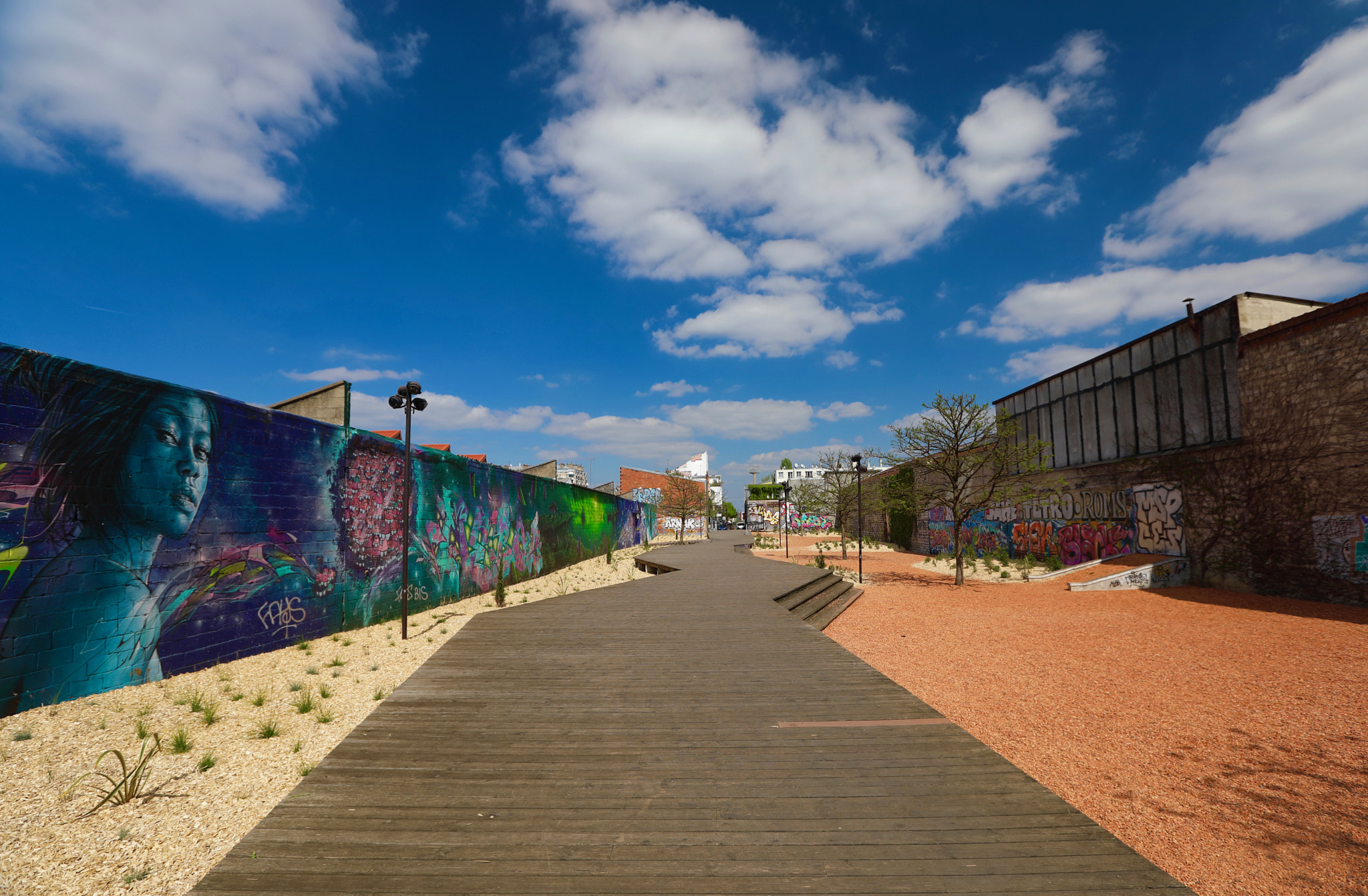 Canon EF 16-35mm F2.8L II USM sample photo. Graffiti pathway photography