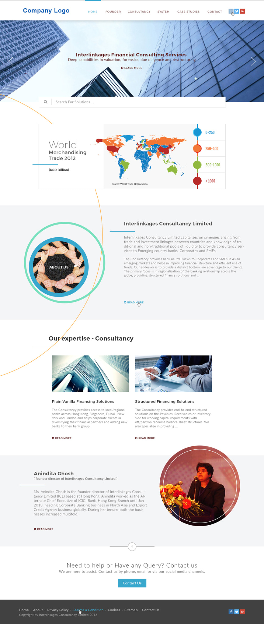 Financial Advisor & Consultancy Website Template