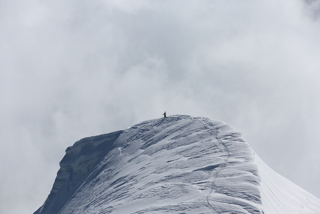 view of an alpine mountain landscape near Mont Bla by Björn Fischer on 500px.com