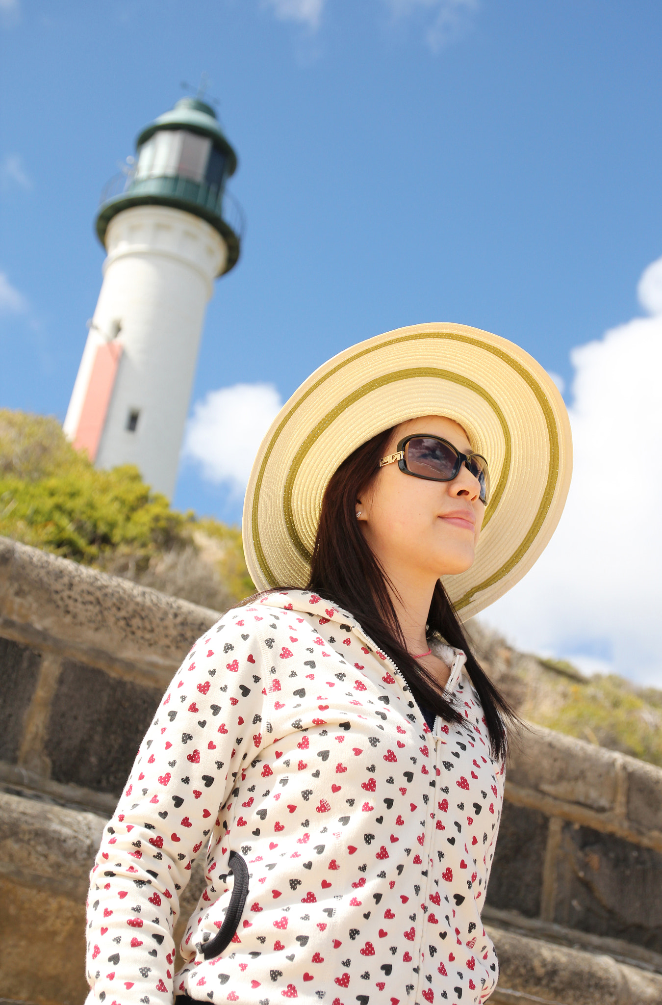 girl and the lighthouse