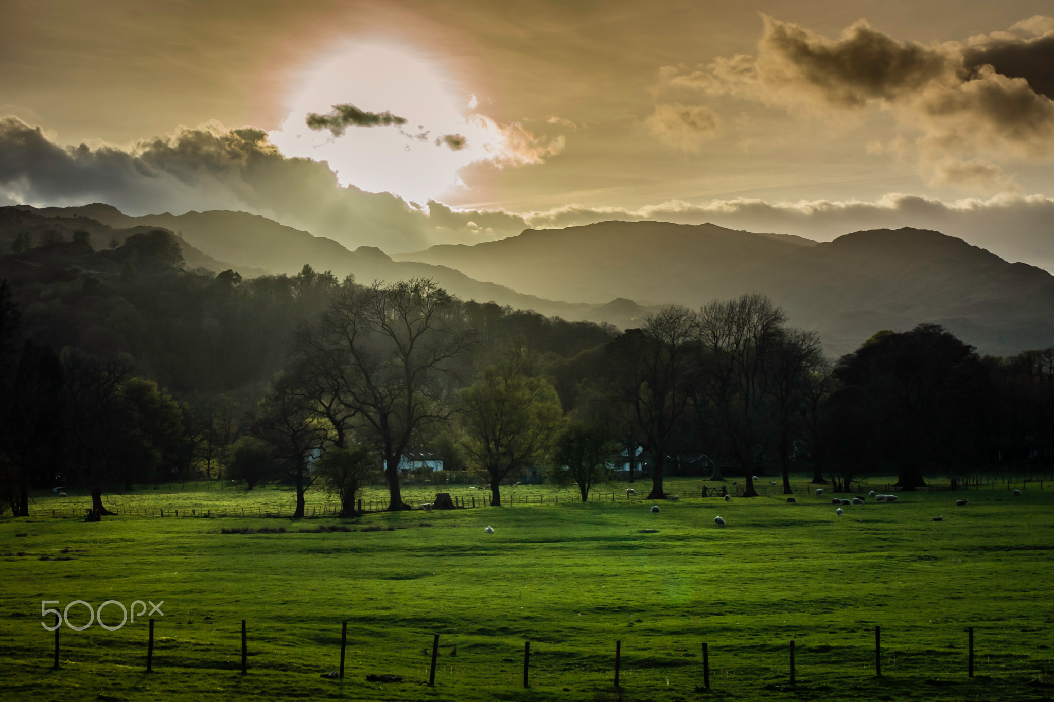 Sundown at Grasmere