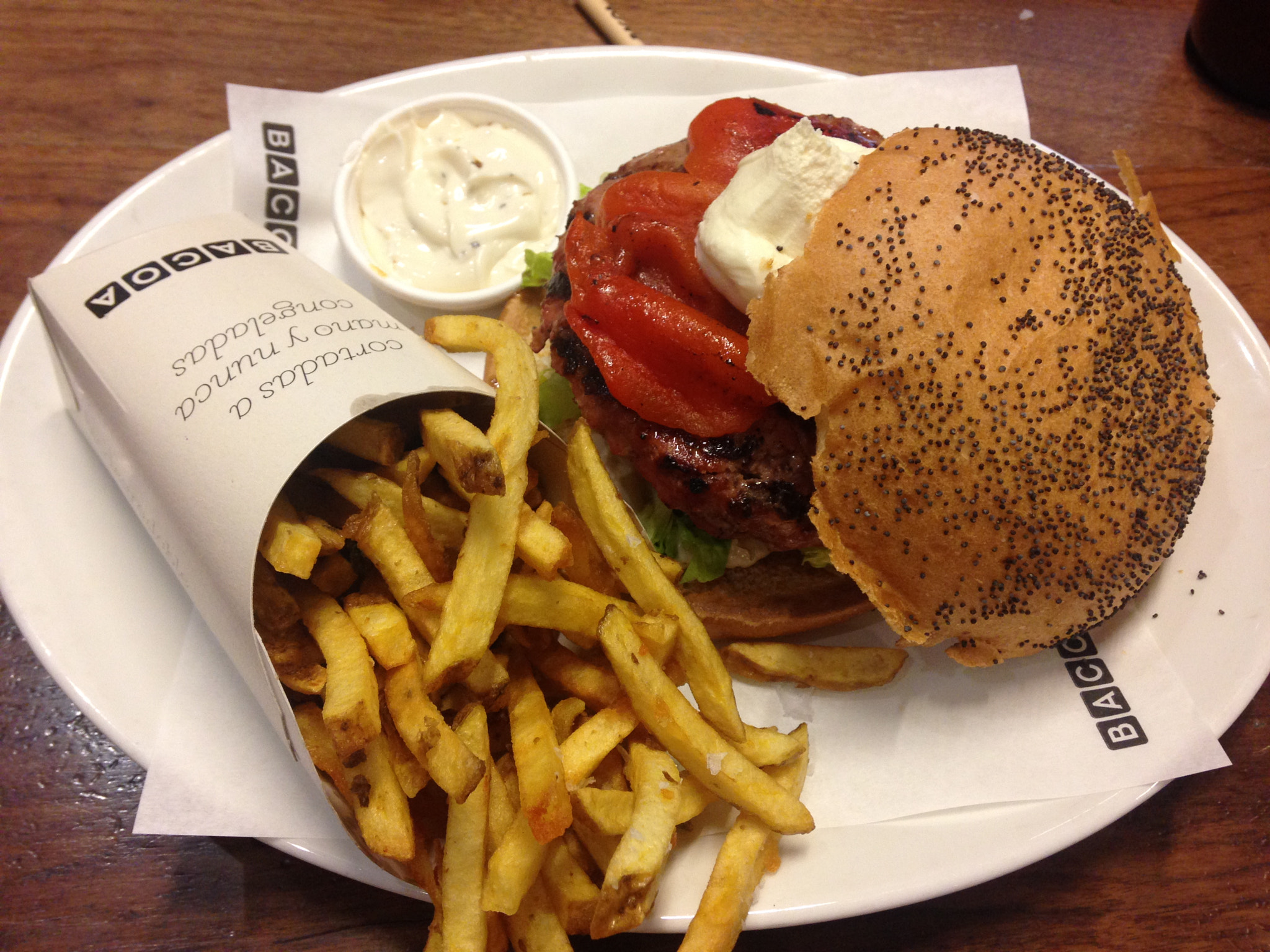 Bacoa burger en c/Carrera de San Jerónimo, Madrid