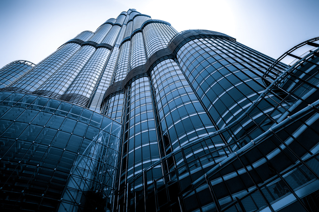 Burj Khalifa - From the Bottom by Matthias Arnold on 500px.com