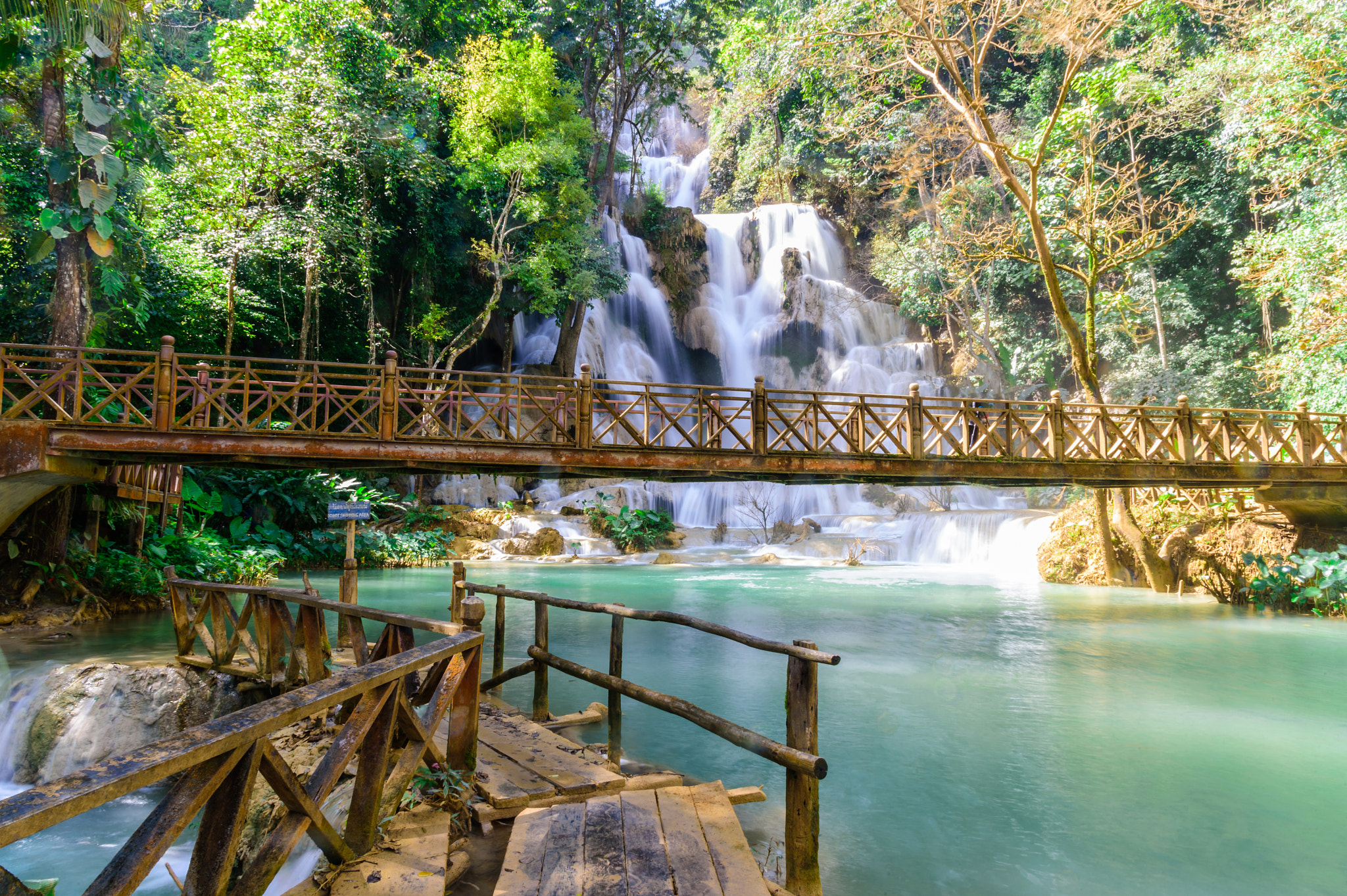 Kuang Si Waterfalls, Luang Phrabang, Laos