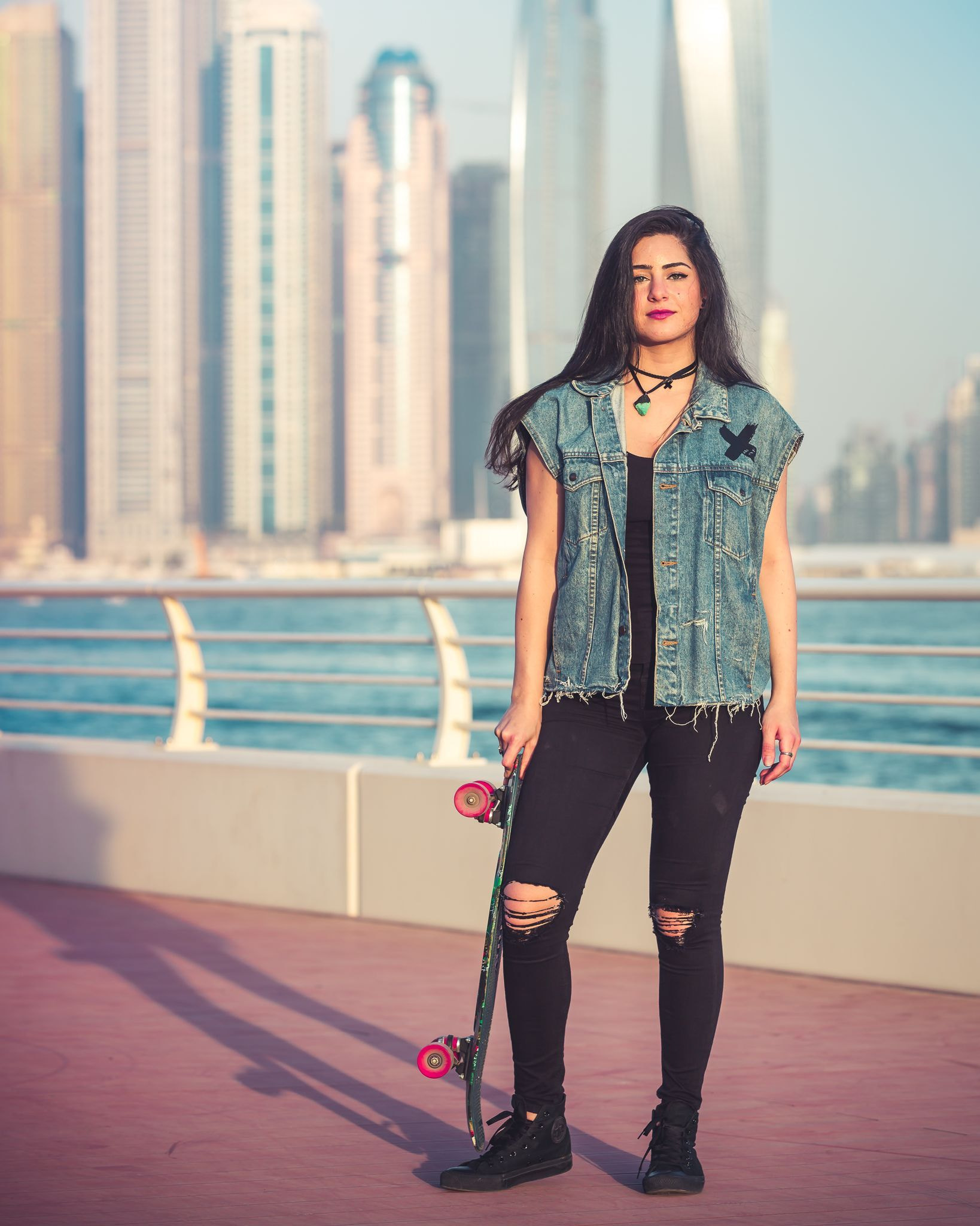 The only time you should ever look back is to see how far you've come. Impromptu fashion shoot...