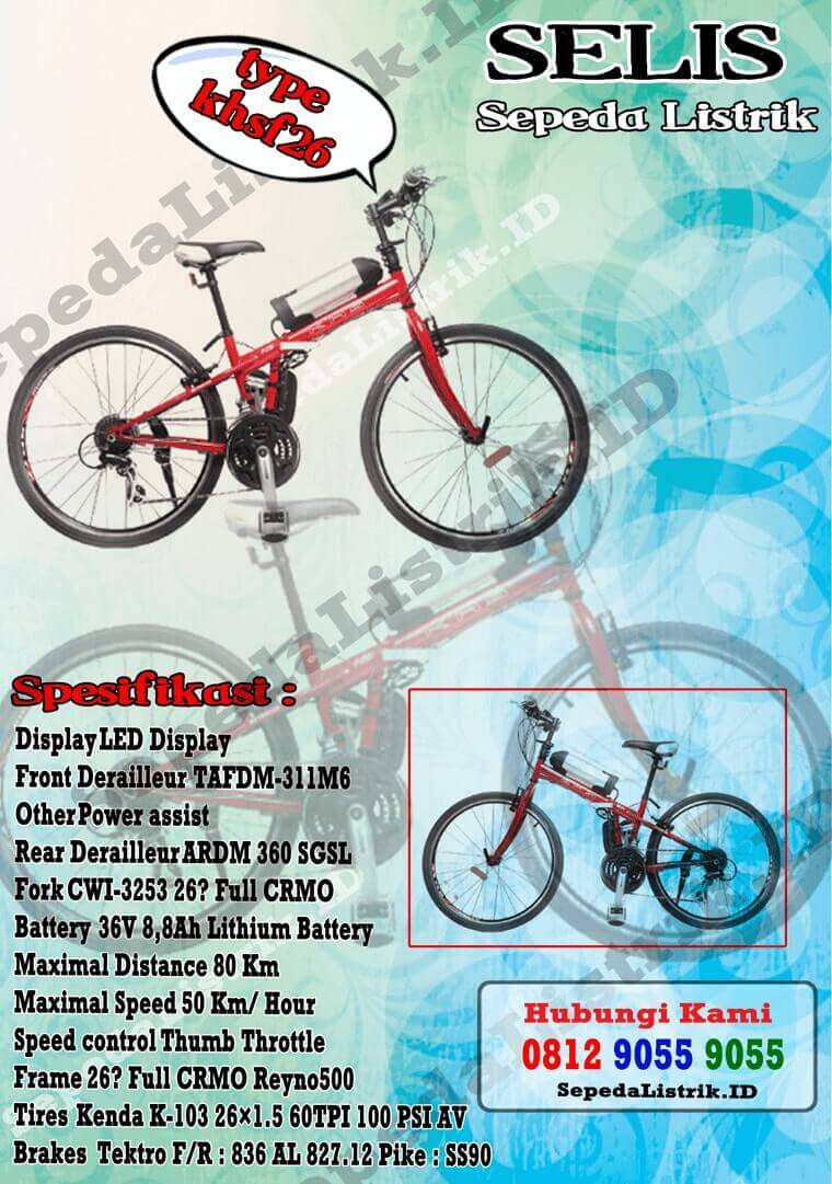 JUAL SEPEDA LISTRIK SELIS, BISA KREDIT, 0812 9055