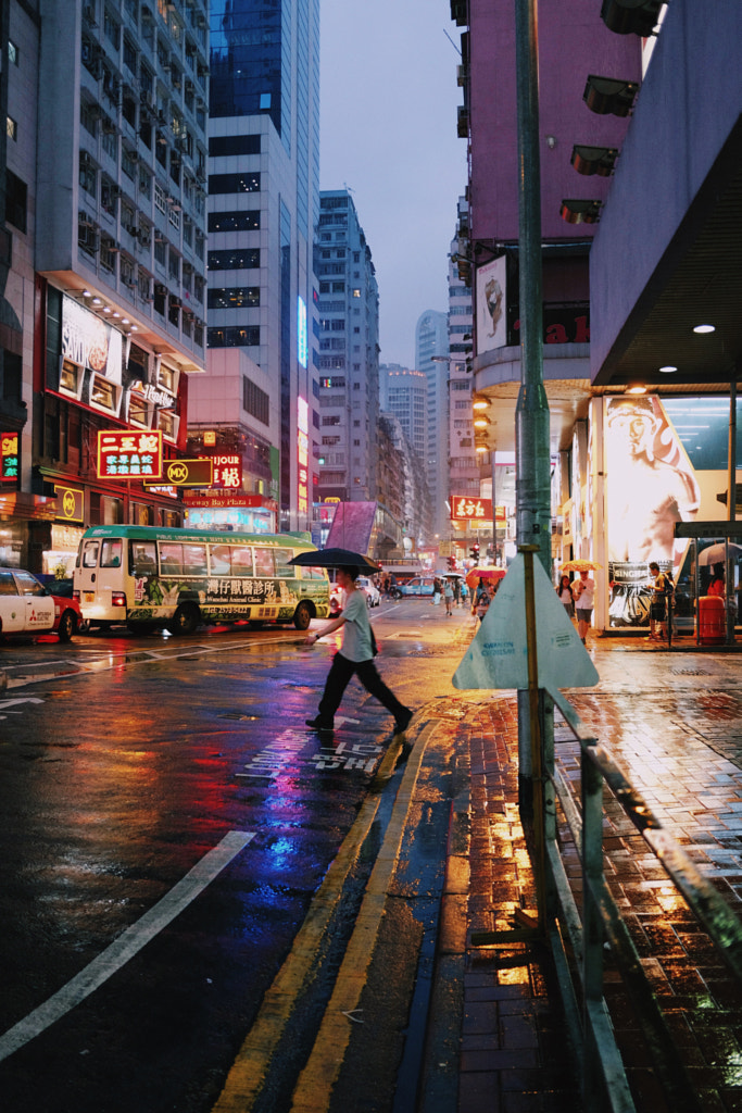 Streets in Rain by Andrew Curry on 500px.com