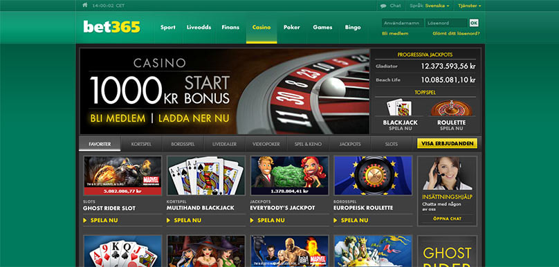 online bet365 casino