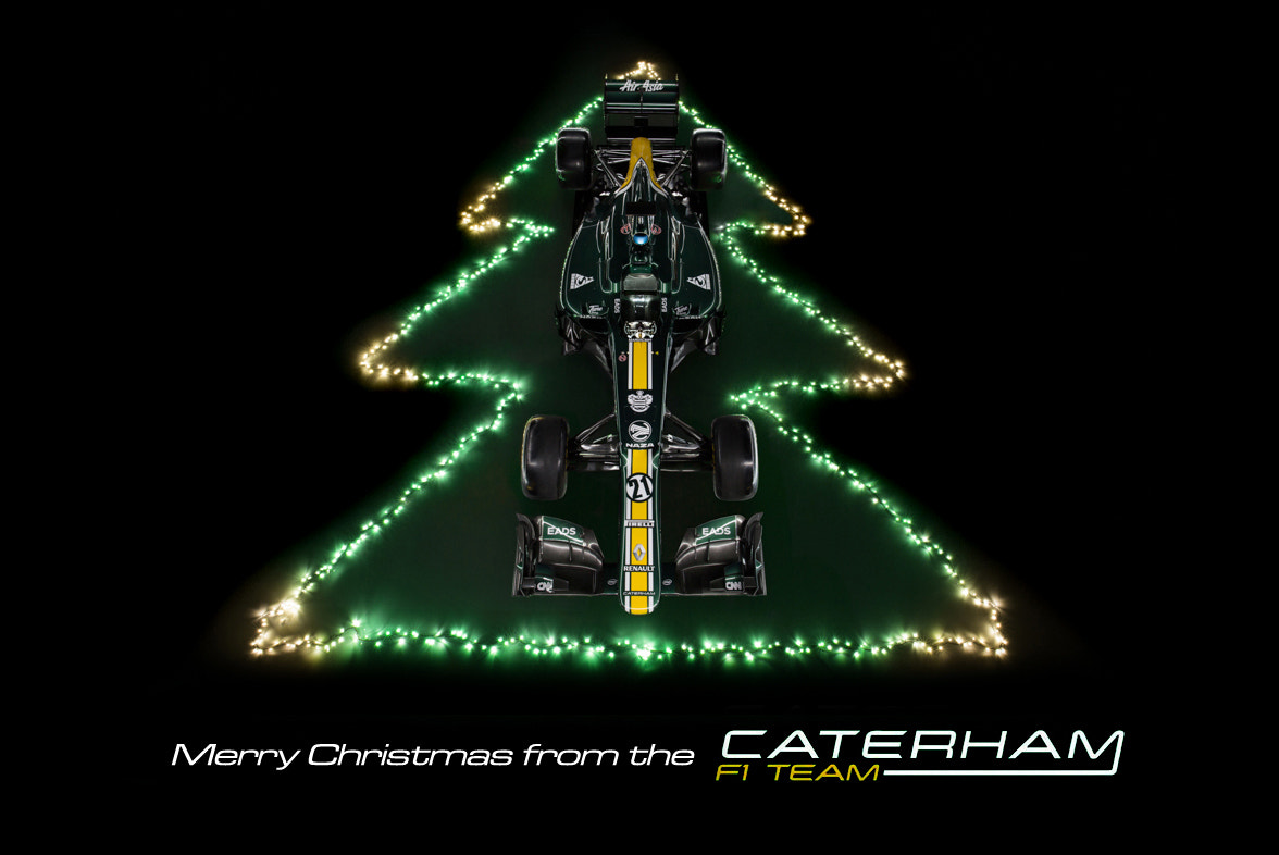 Merry Christmas from the Caterham F1 Team by Richard Pardon Photo