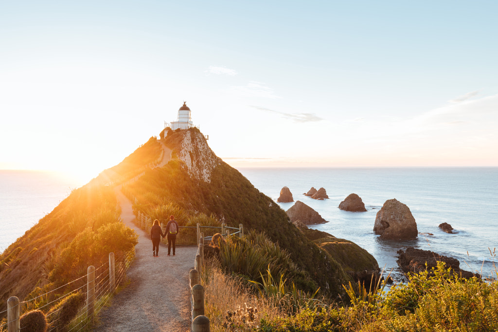 Couple at Nugget Point