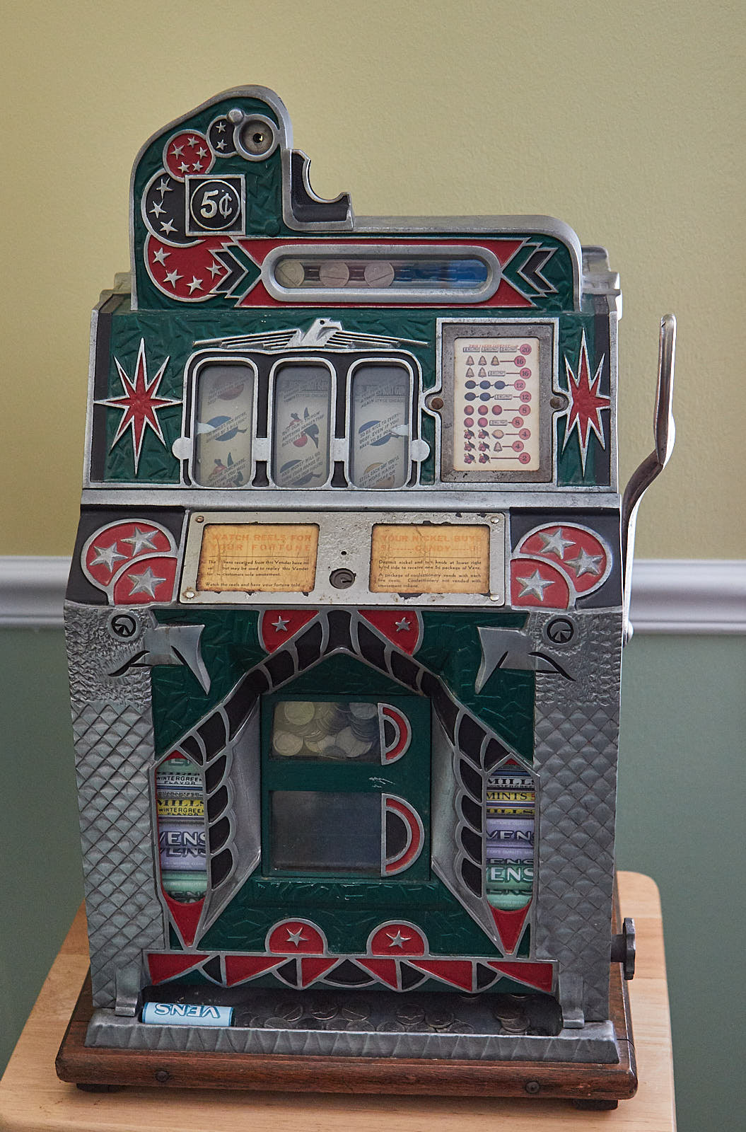 Antique slot machine