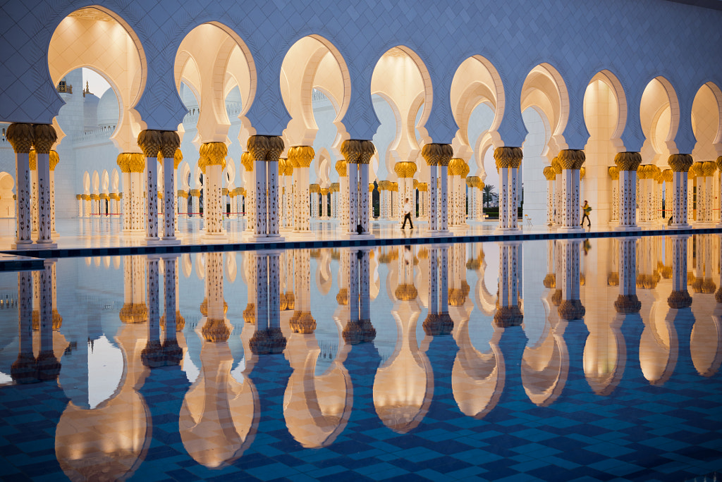 Sheikh Zayed White Mosque in Abu Dhabi by dvoevnore . on 500px.com