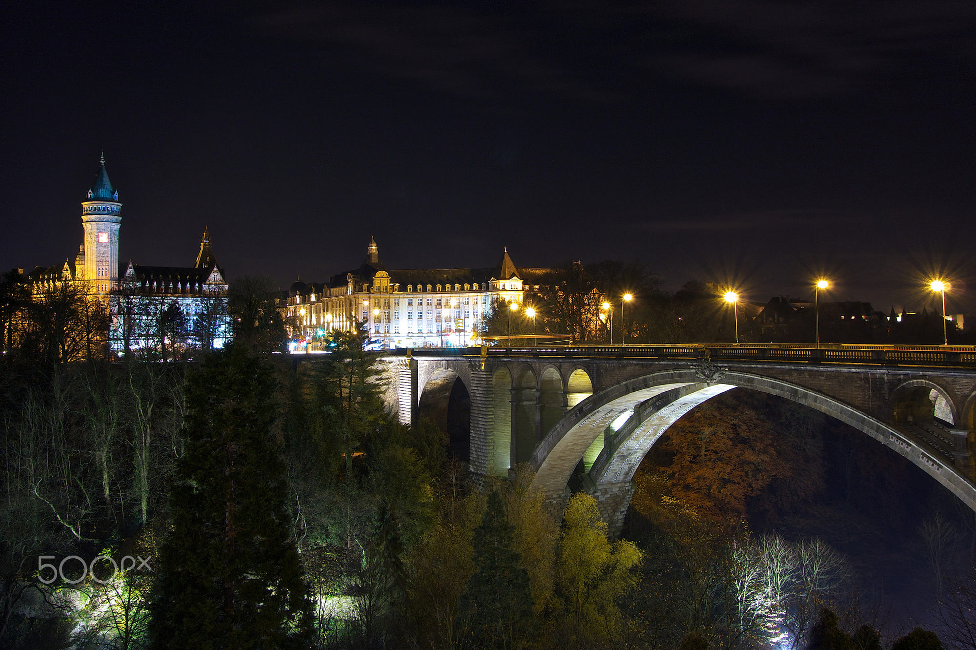 Luxembourg by Night by Christoph Pfeilstücker Photo 21567239 / 500px