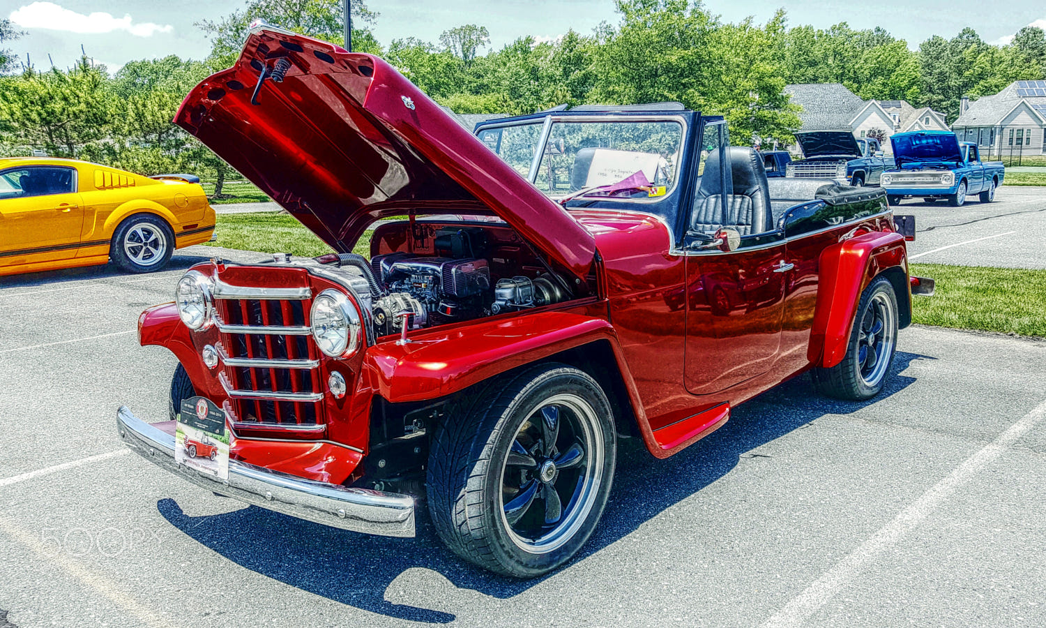 old Jeep Willey at a southern Delaware car show by Andrea Baumann / 500px