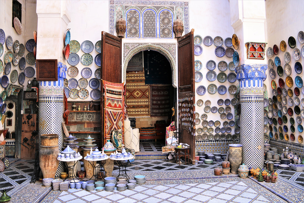 Lalaj Ali Tiles Shop; Morocco by hayazici on 500px.com