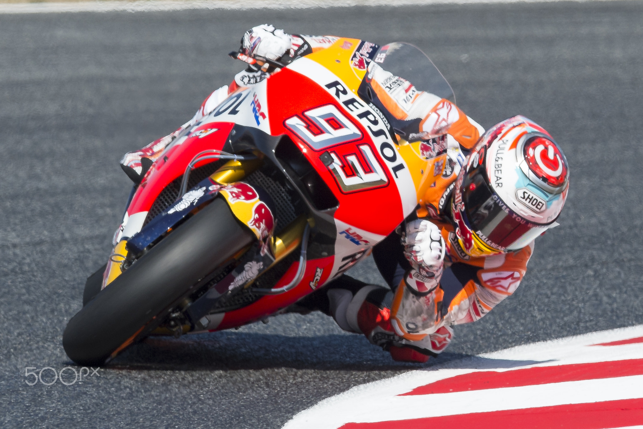 Driver Marc Marquez. Repsol Honda Team. Monster Energy Grand Prix of Catalonia MotoGP at Circuit...
