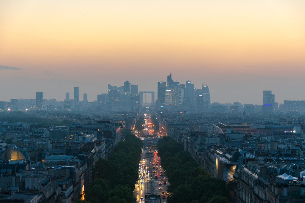 Sunset in Paris  de Piña Blog no 500px.com