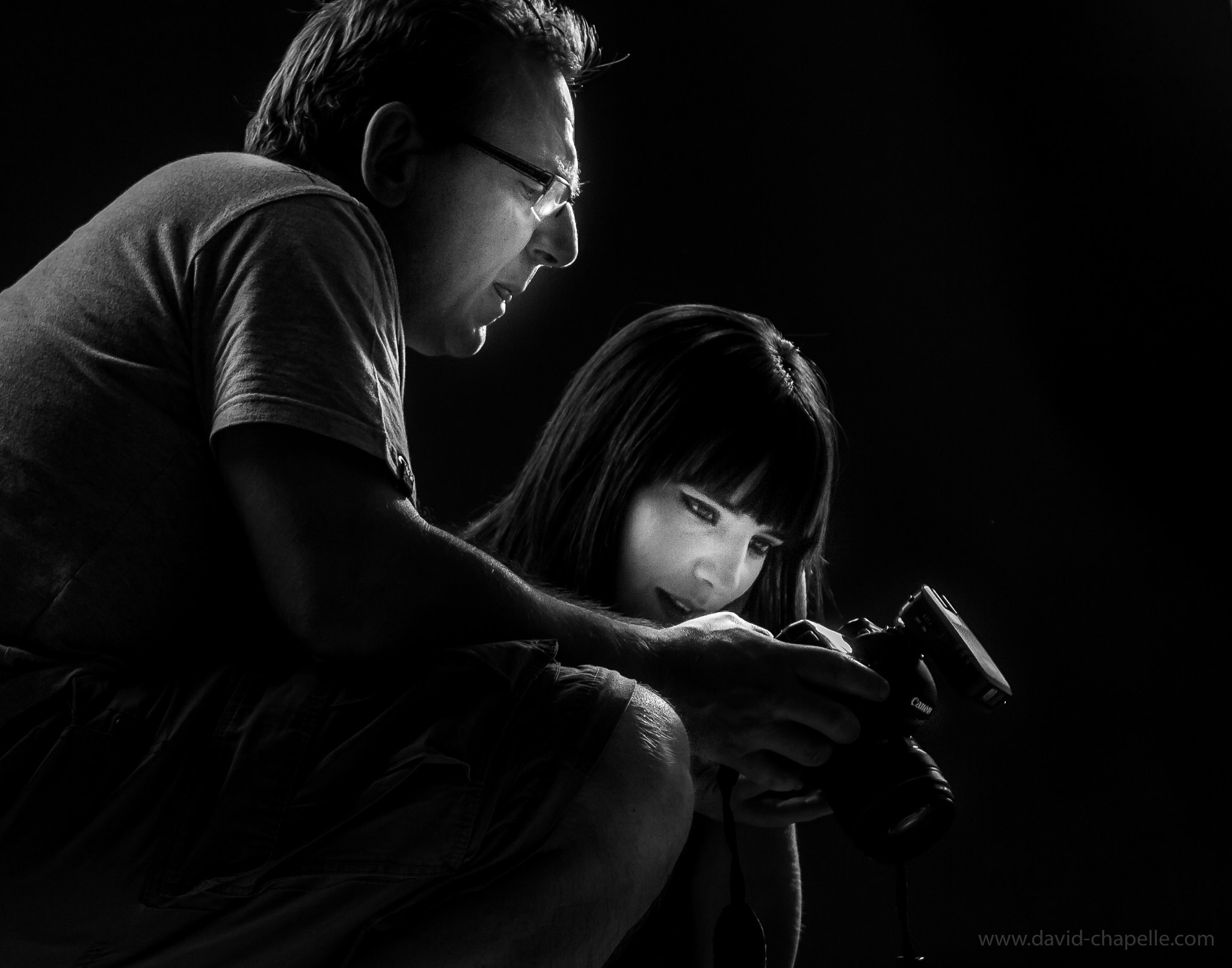 Checking out the shots