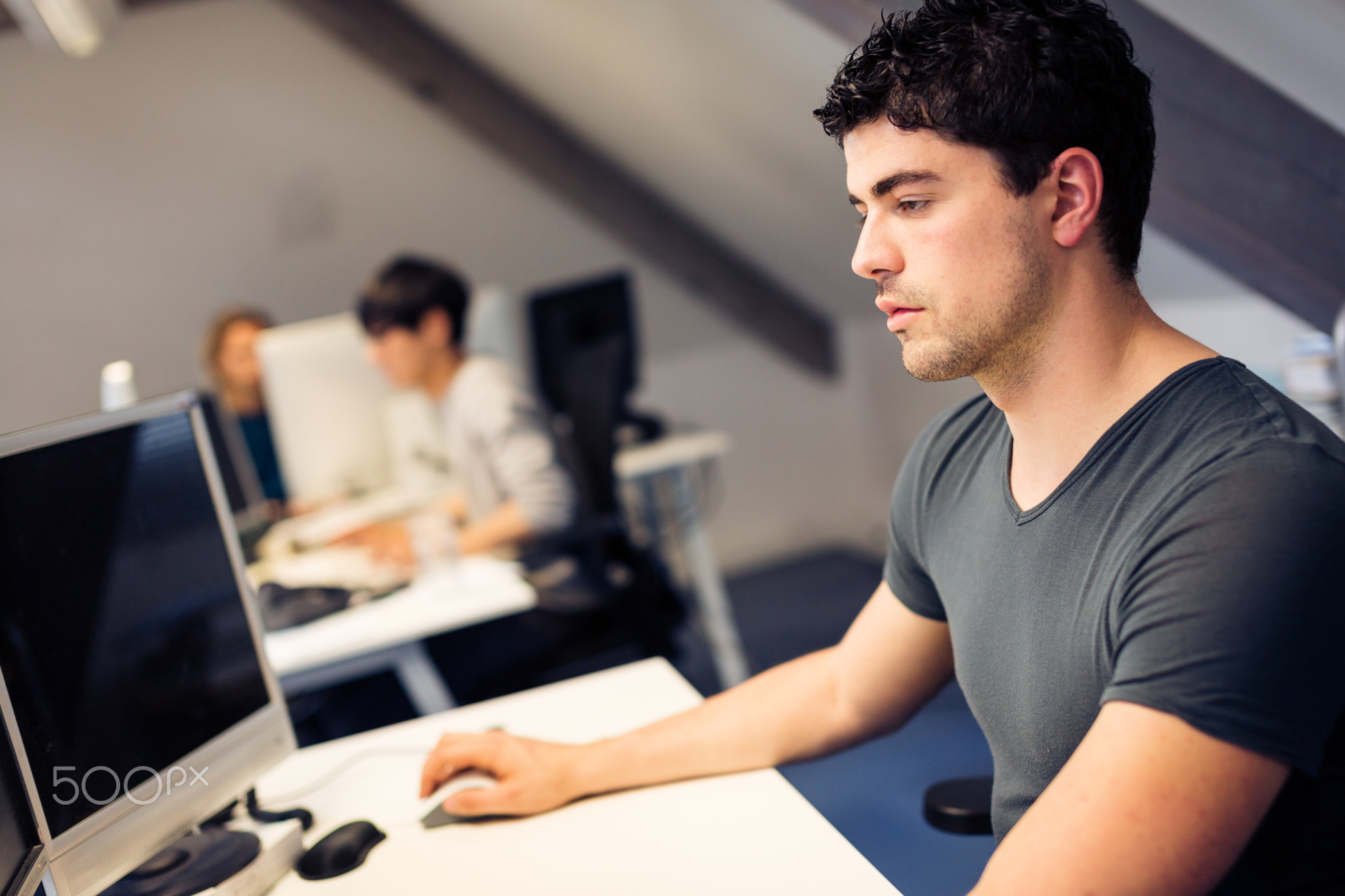 Tech Start-up Founders Working