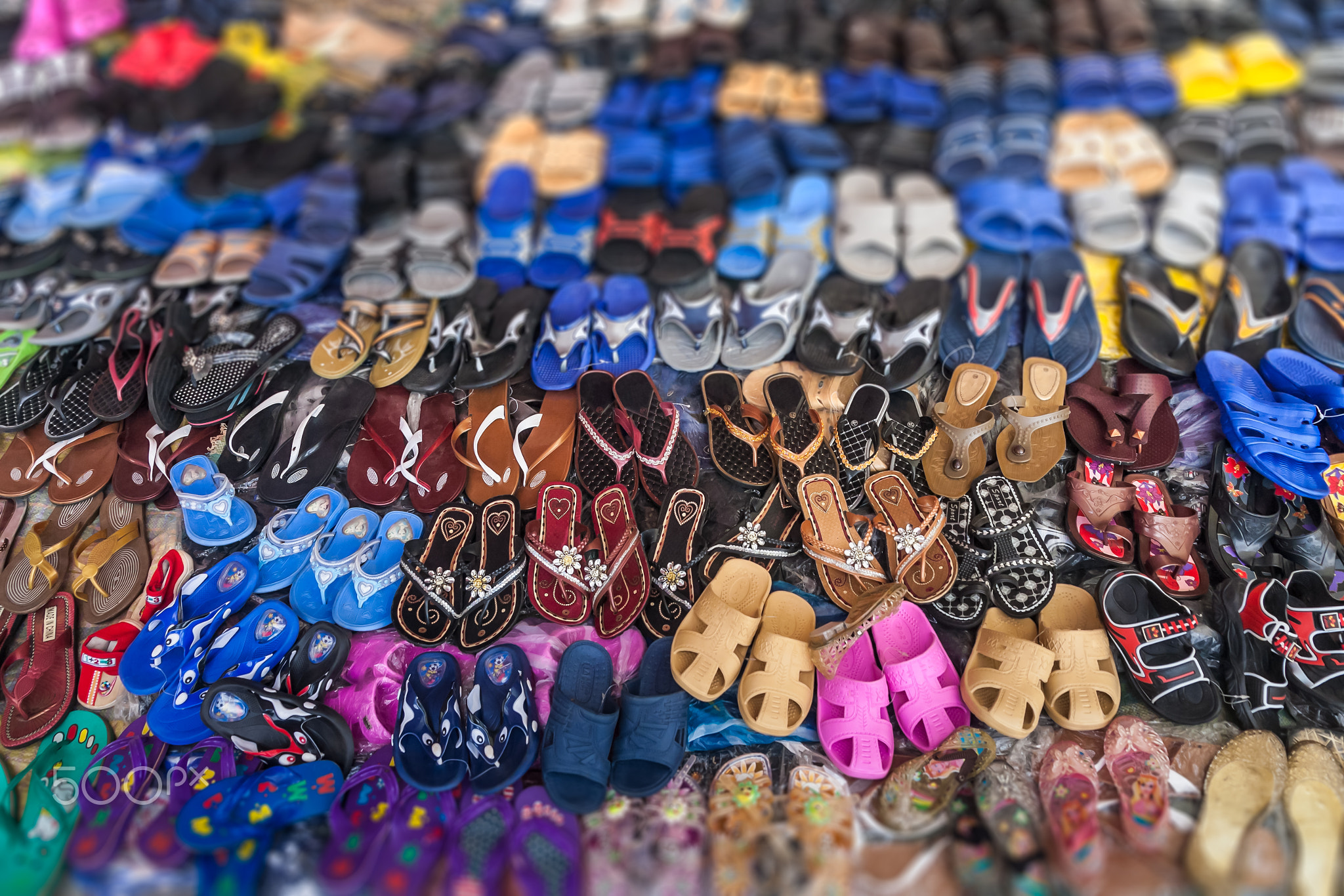 Display of shoes