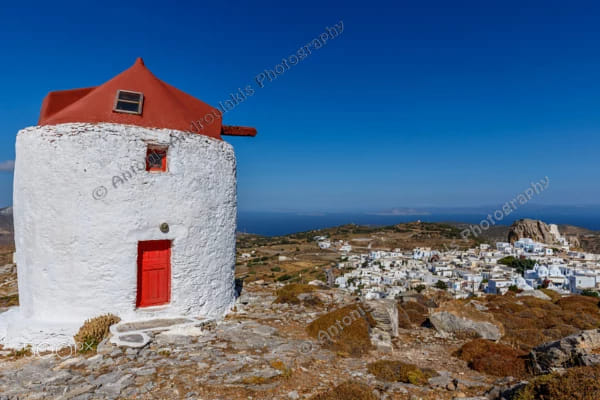 Amorgos town and Mill by Antonis Androulakis on 500px.com