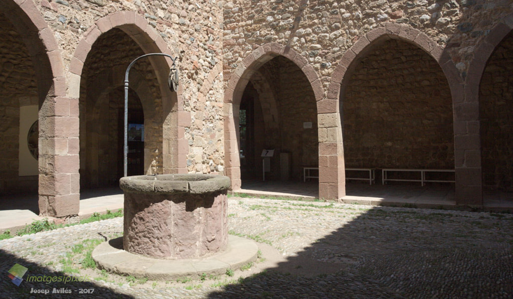 Pati del Castell Cartoixa de VallParadís