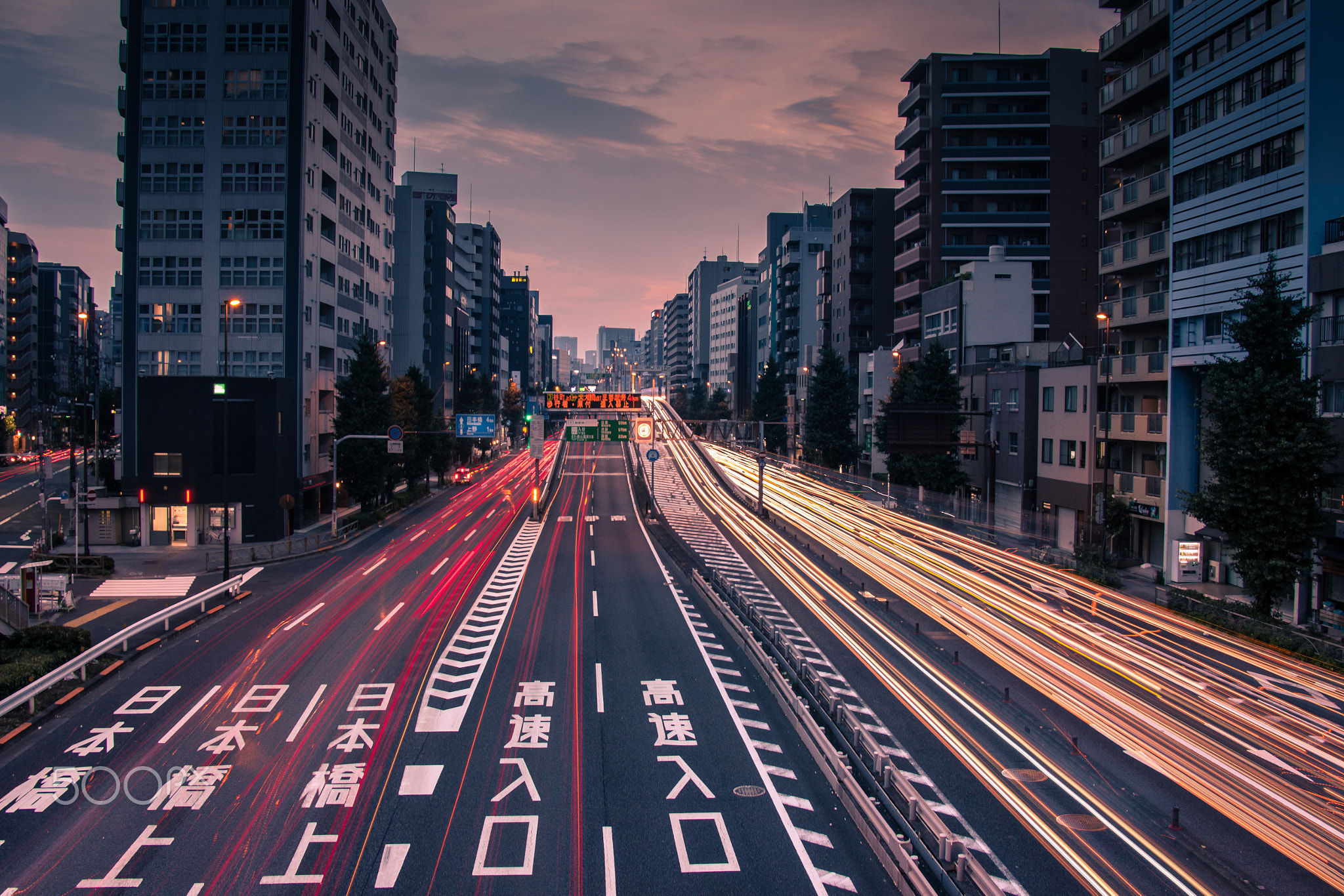 Tokyo expressway Iriya entrance