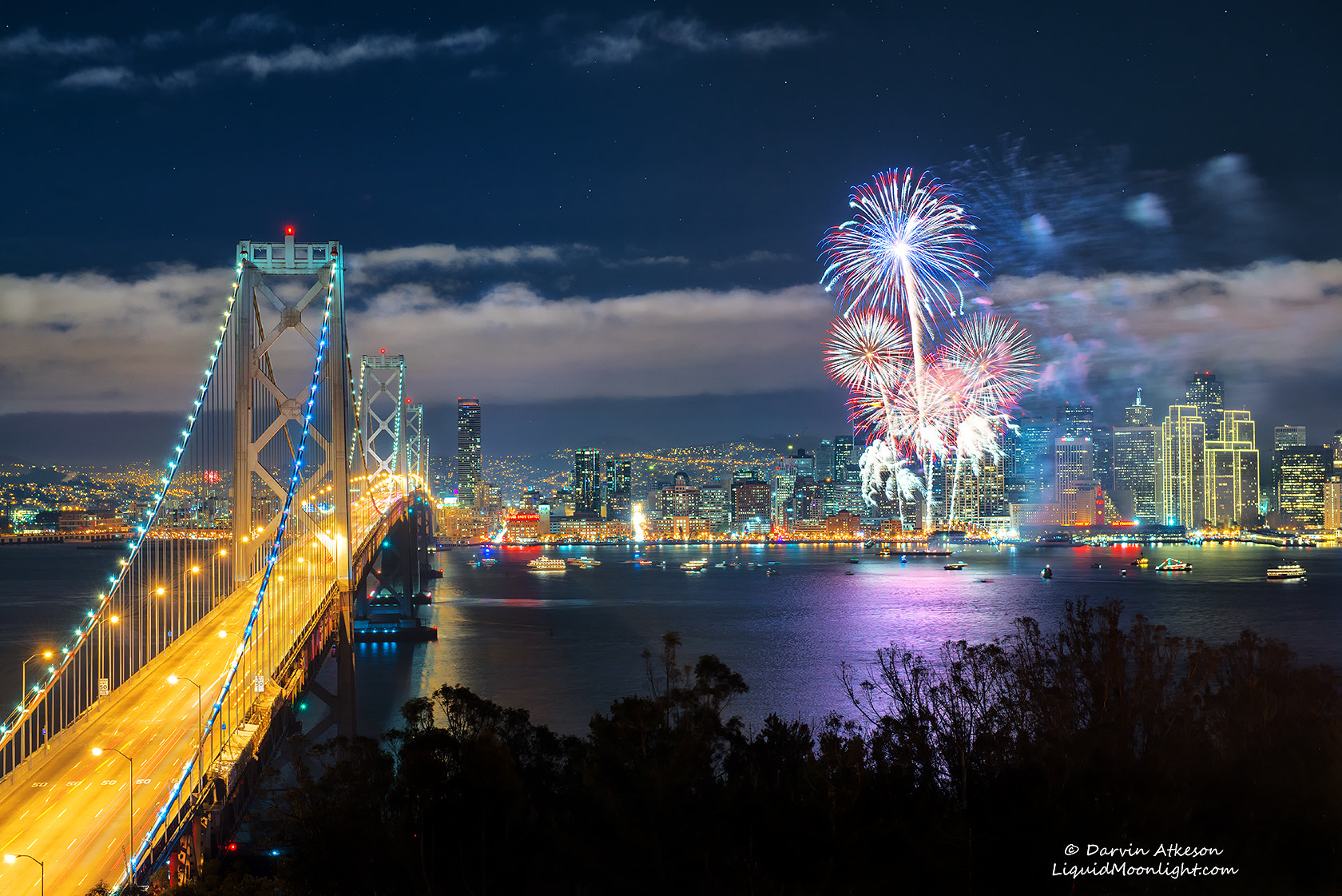 San Francisco Fireworks for New Years 2013 by Darvin Atkeson / 500px