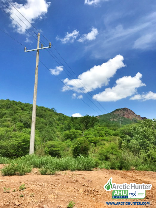 New concrete poles and new transformers © Arctic Hunter Energy