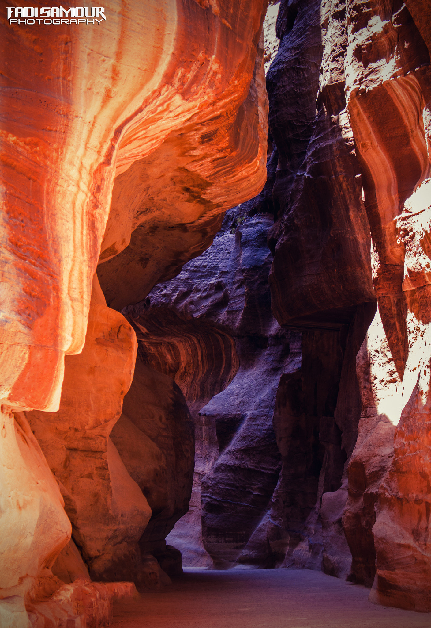 Siq of Petra, Jordan