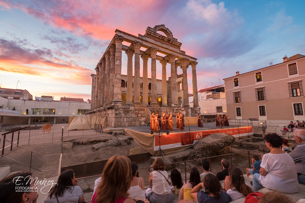 Temple of Diana, Mérida, Extremadura, SPAIN de Eduardo Muñoz en 500px.com