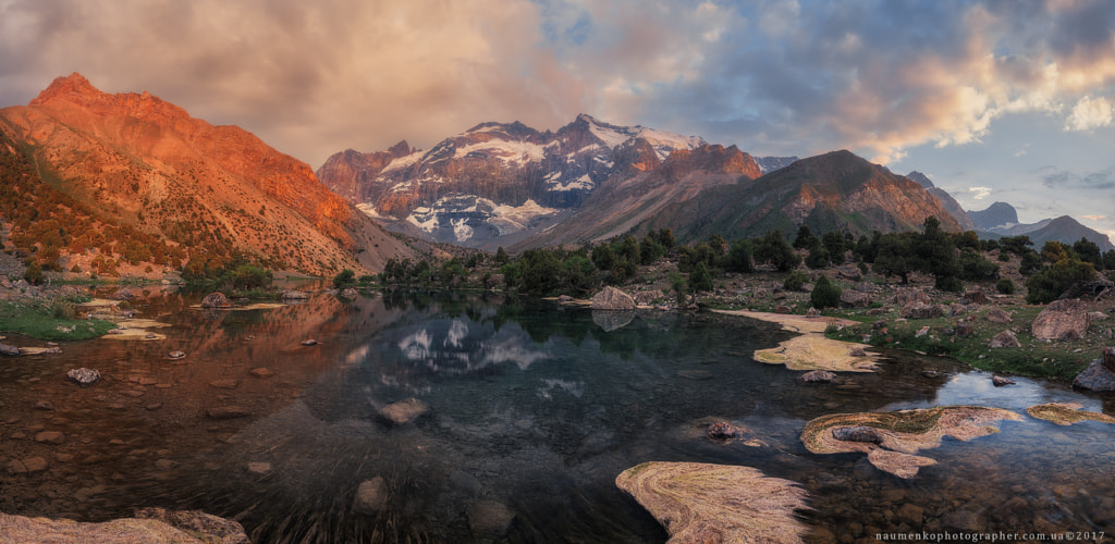 Tajikistan. Fan Mountains. Evening at the Kulikalon lakes. by Oleksandr Naumenko on 500px.com