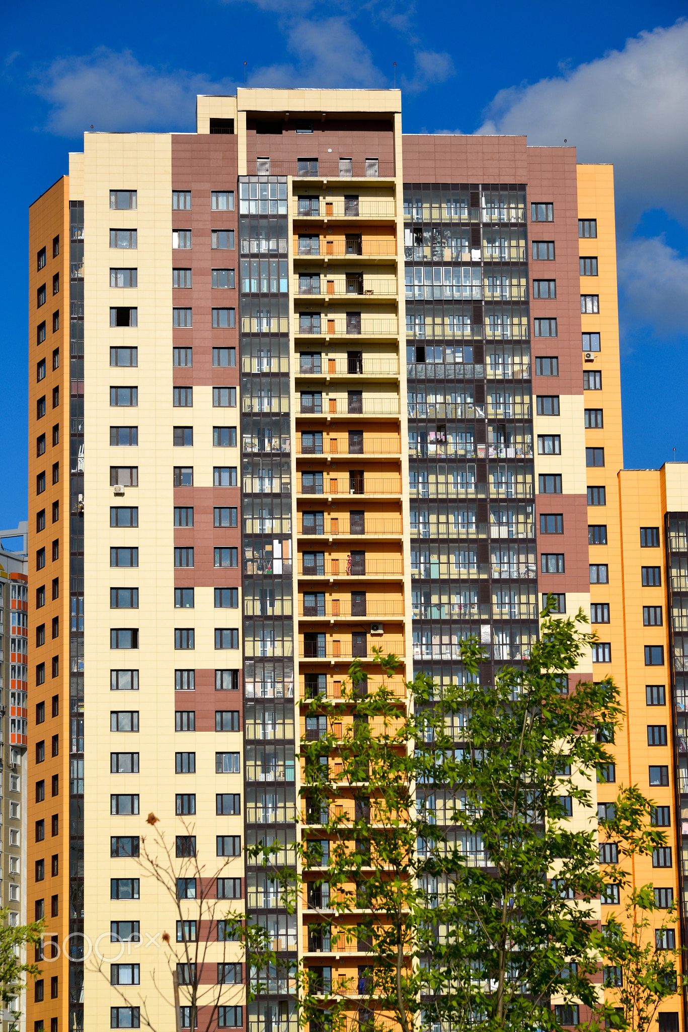 New modern high-rise building