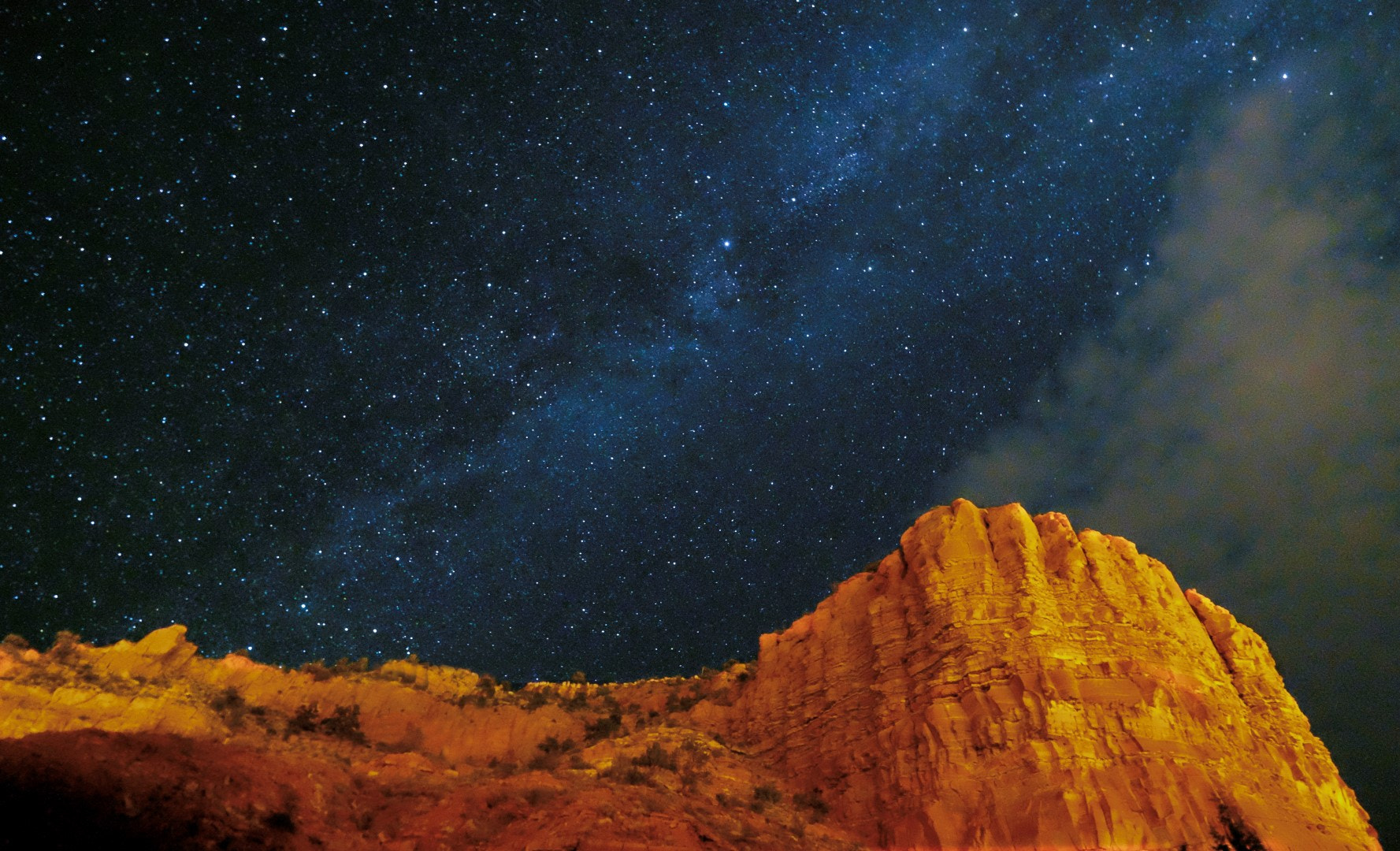 Milky Way over Kanab Red Rock
